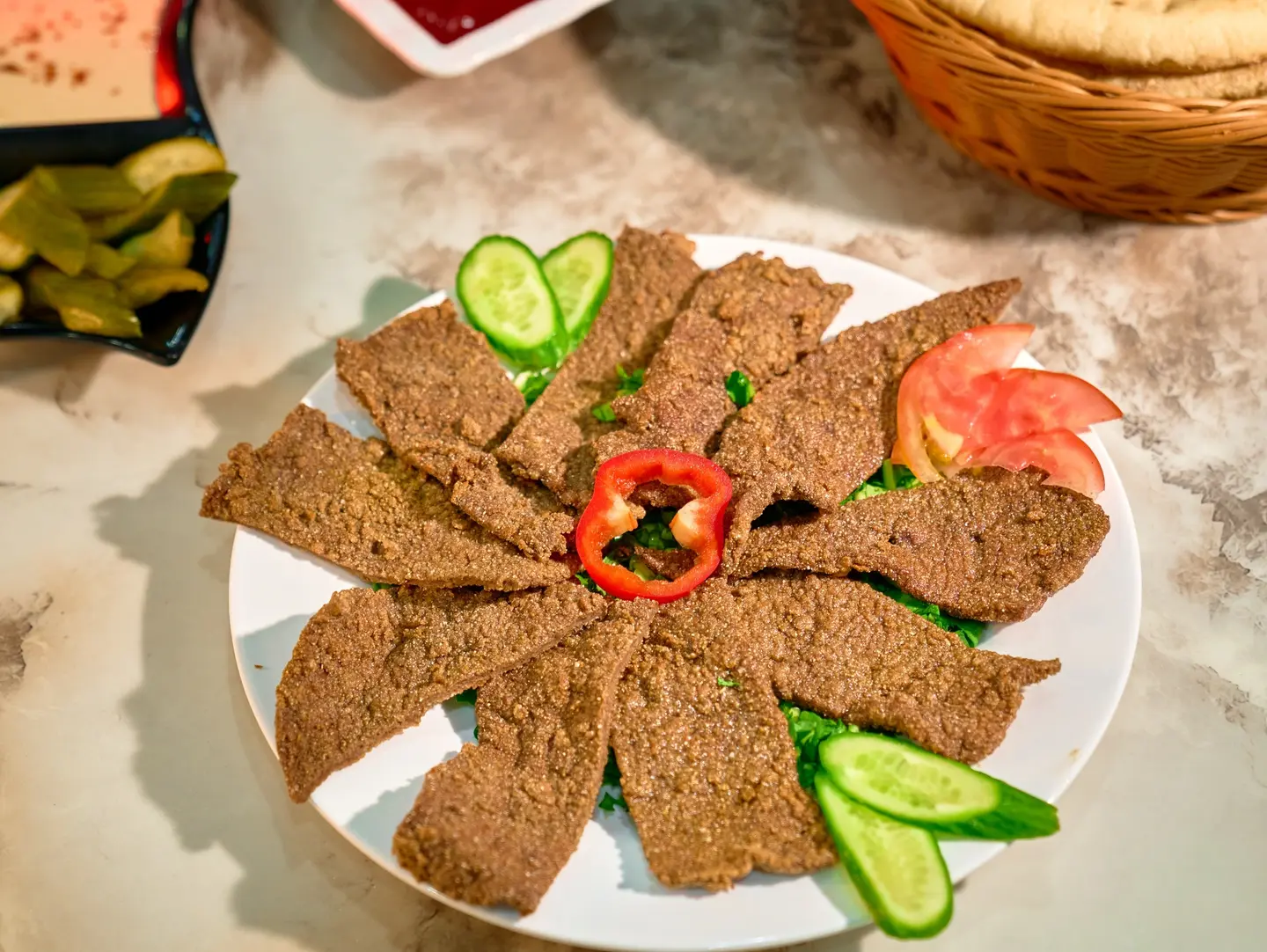 طبق كبدة بانية