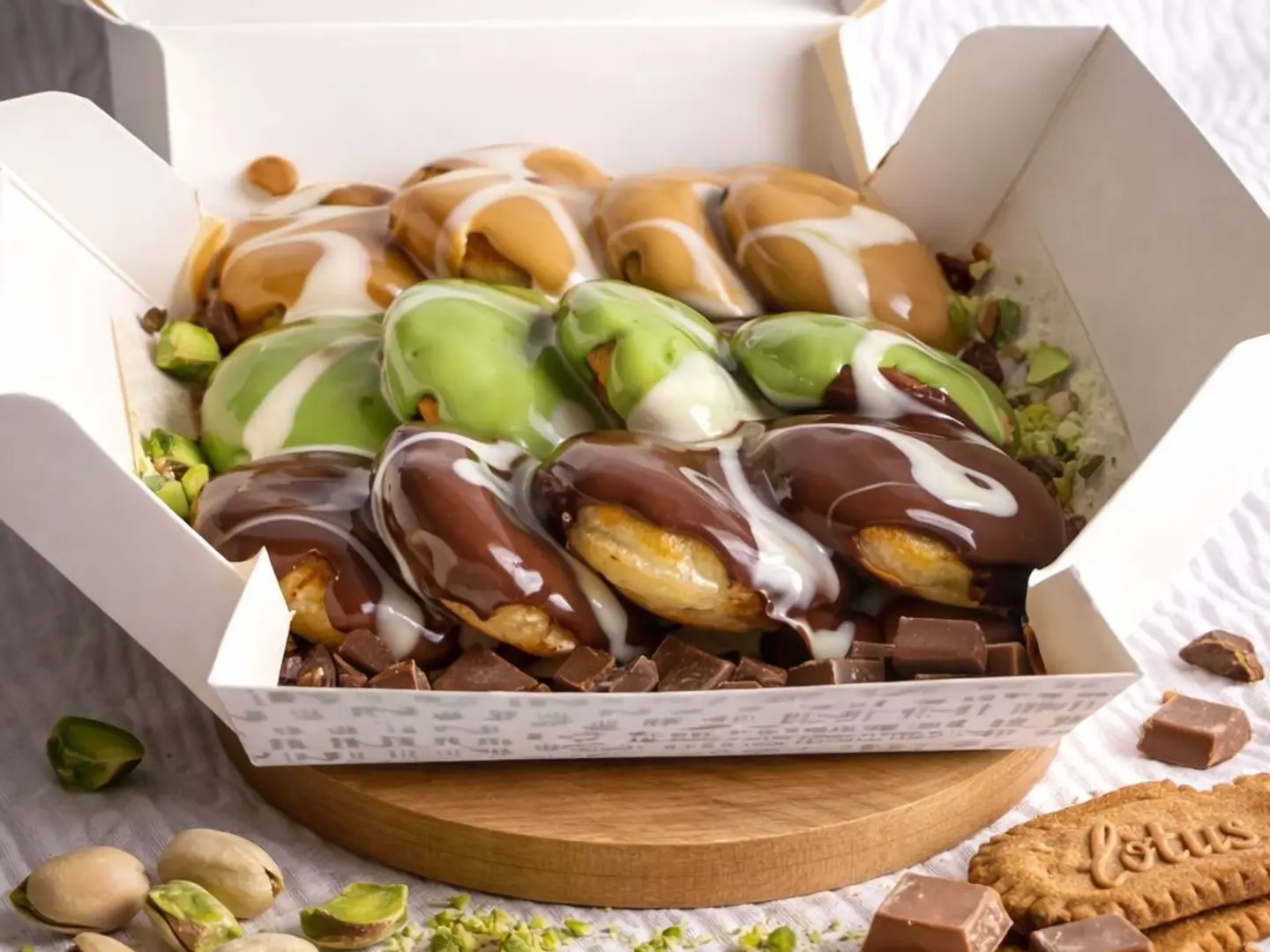 ميني بان كيك صوص مشكل