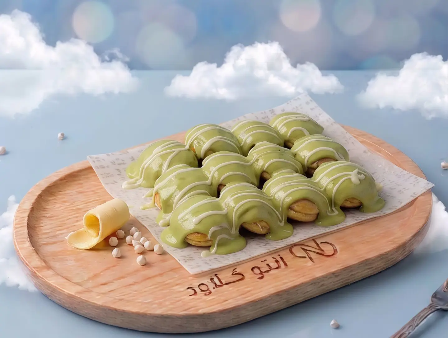 ميني بان كيك بستاشيو