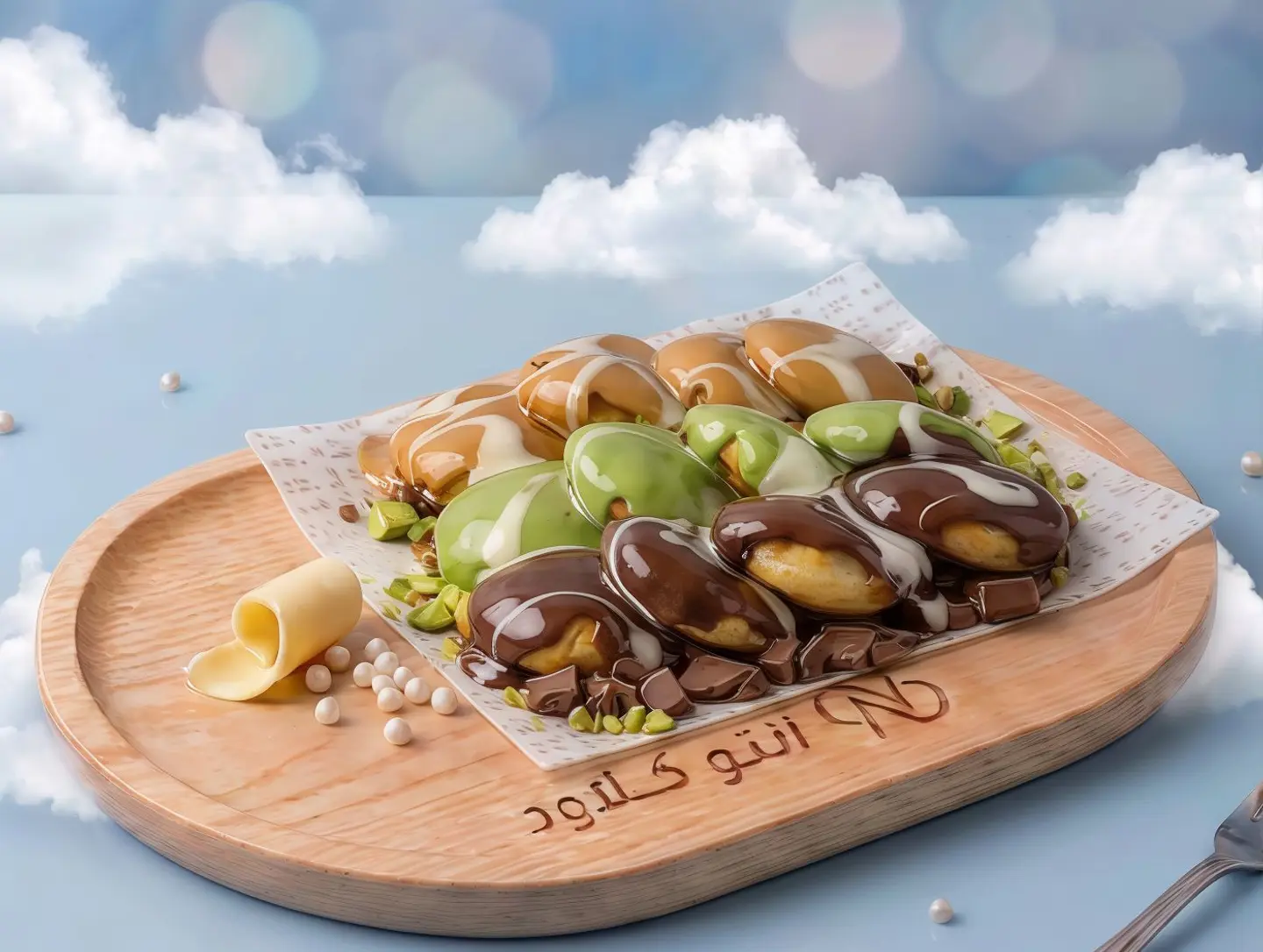 ميني بان كيك صوص مشكل