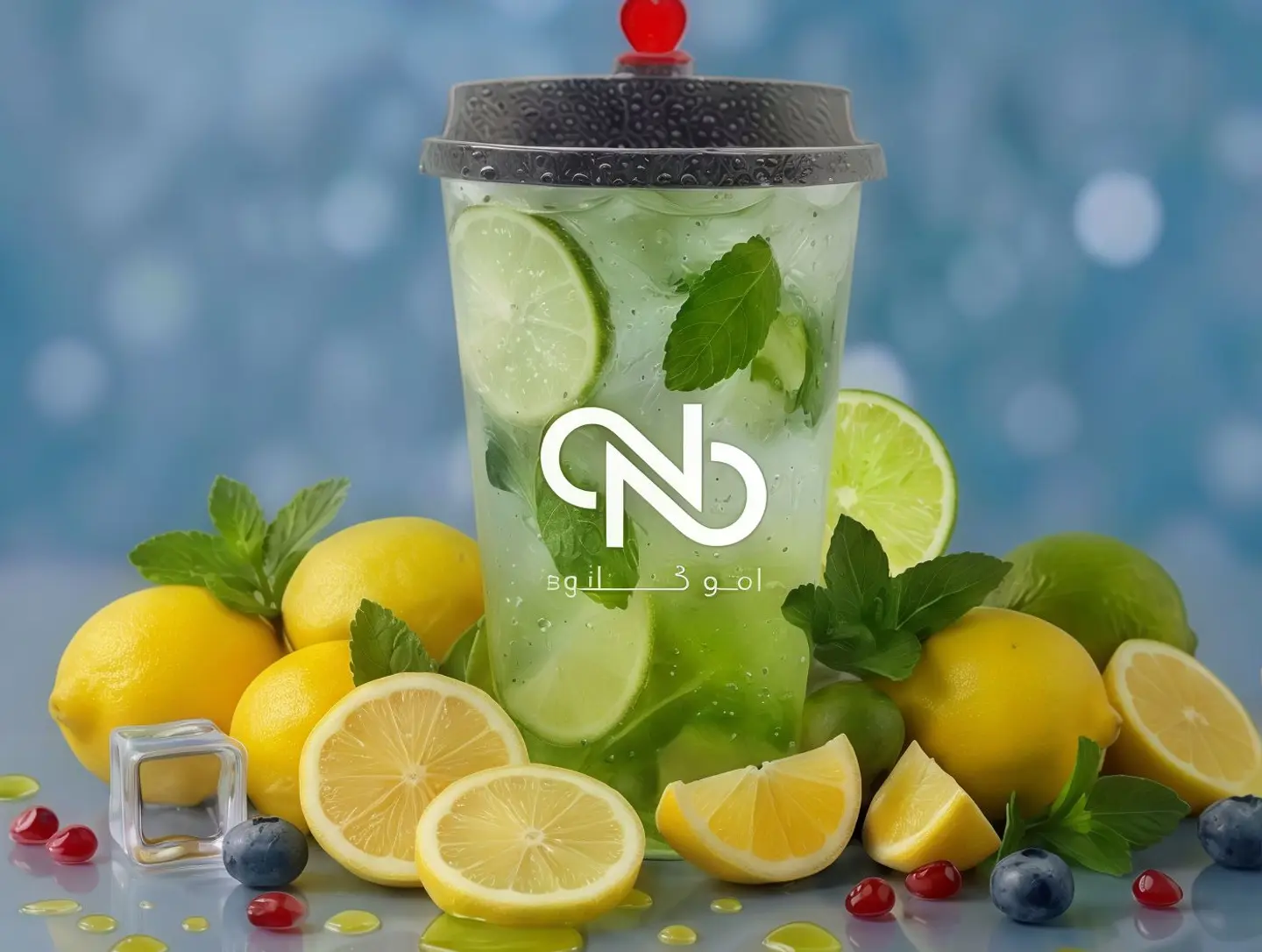 موهيتو تفاح اخضر - وسط