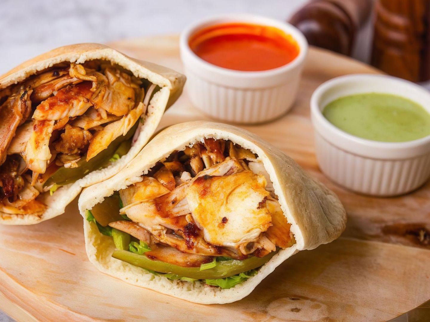 Double Moroccan Shawarma - Meal