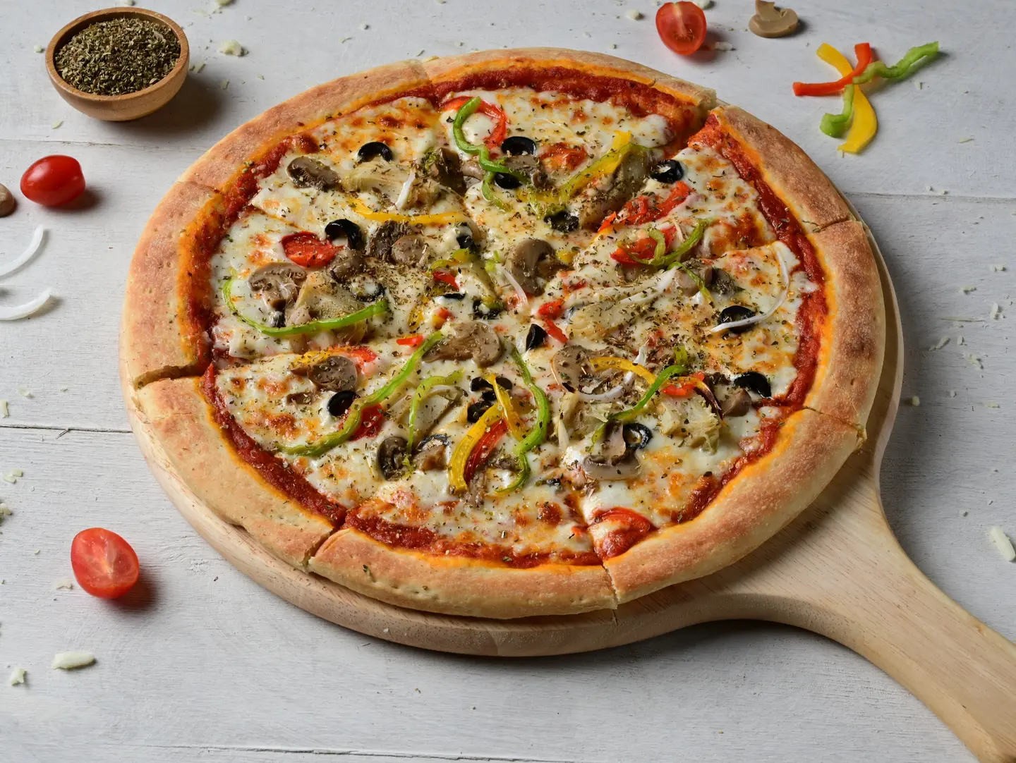 Vegetarian Pizza ( Medium ) - Large
