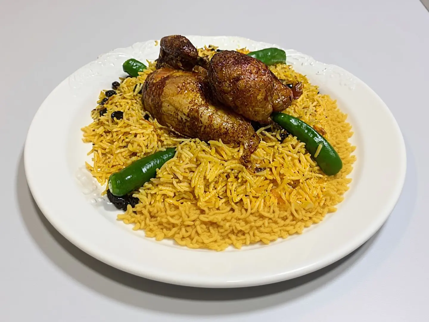 Grill Chicken With Rice