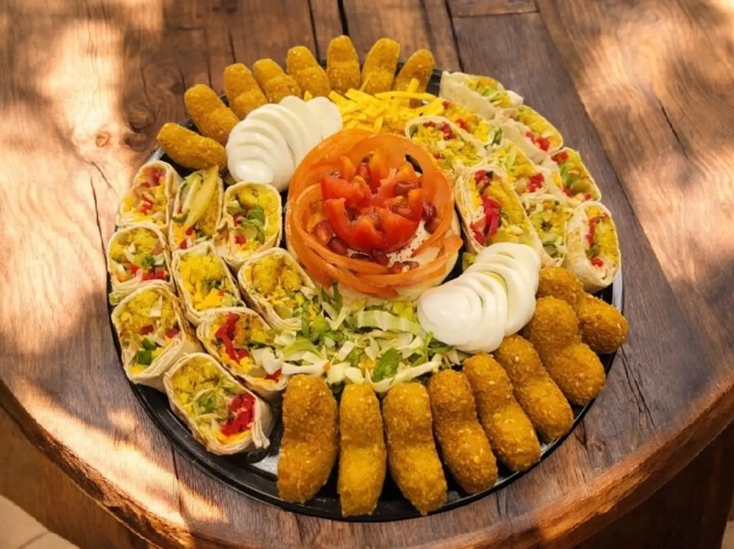 صحن فلافل عائلي