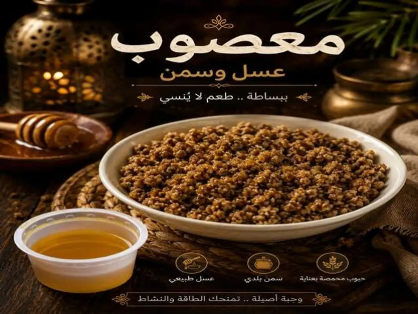 معصوب عسل وسمن