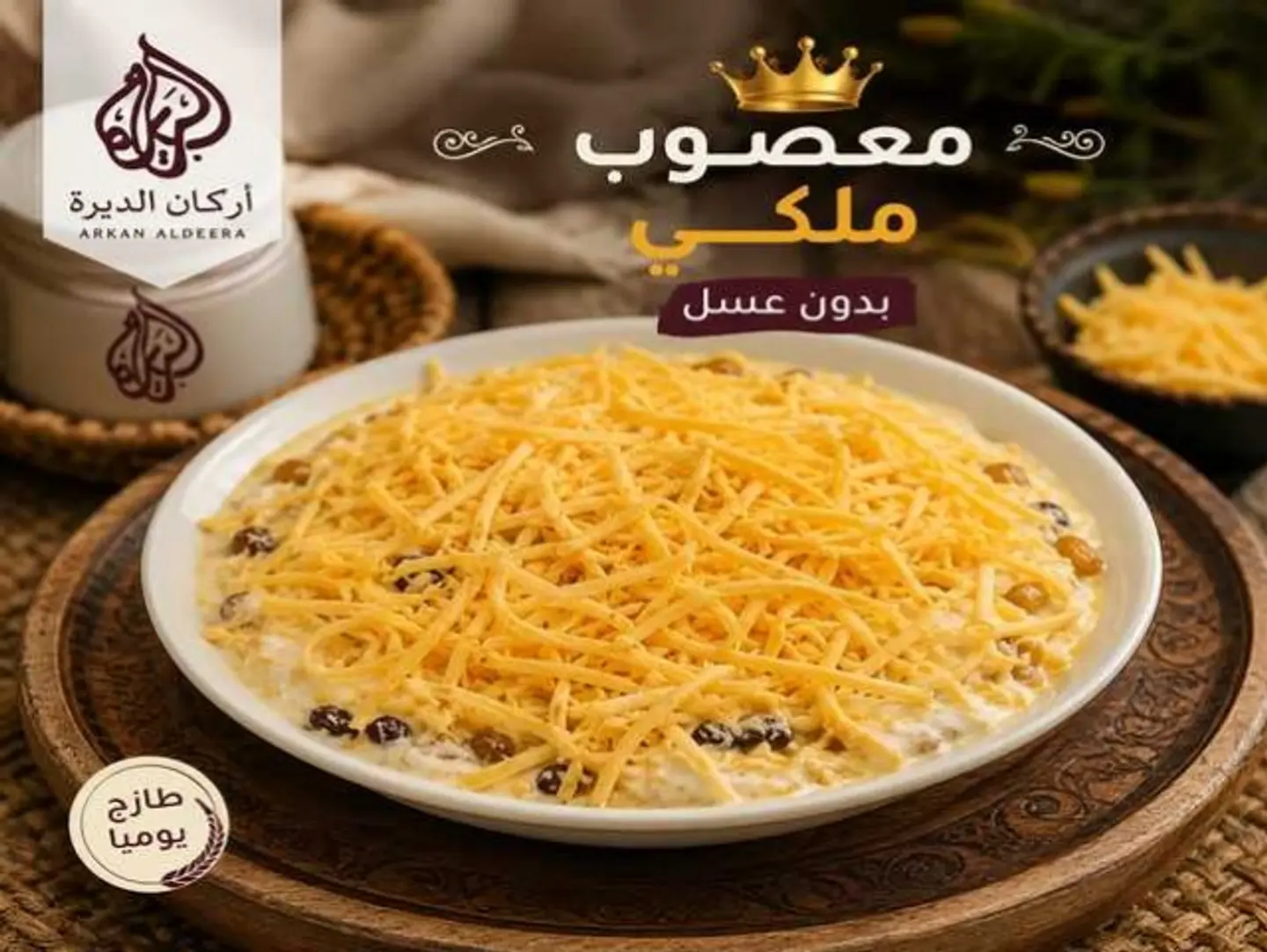 Royal Masoub With Cheese Without Honey