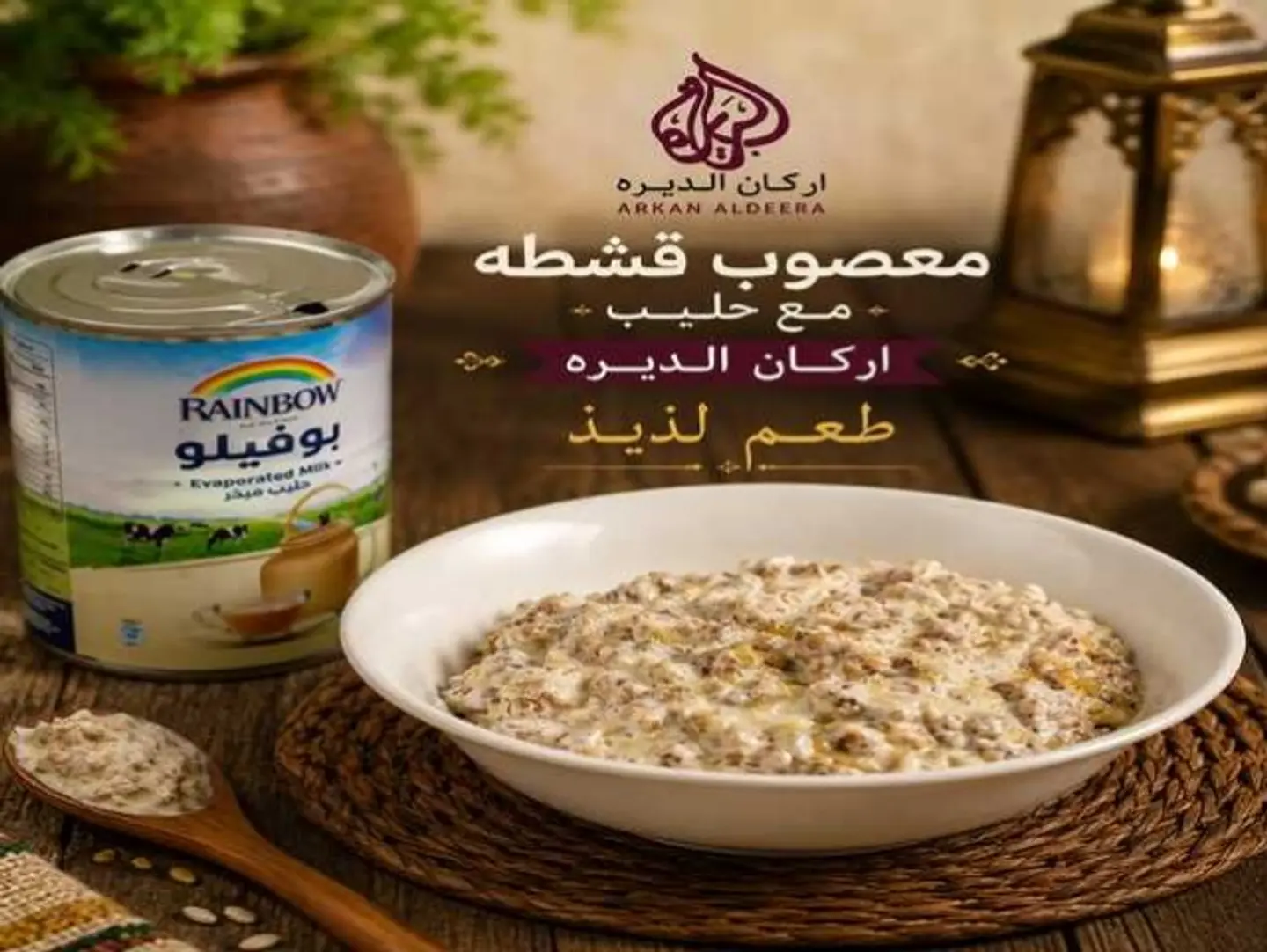 معصوب قشطه حليب
