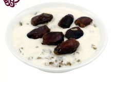 معصوب بالتمر والقشطة