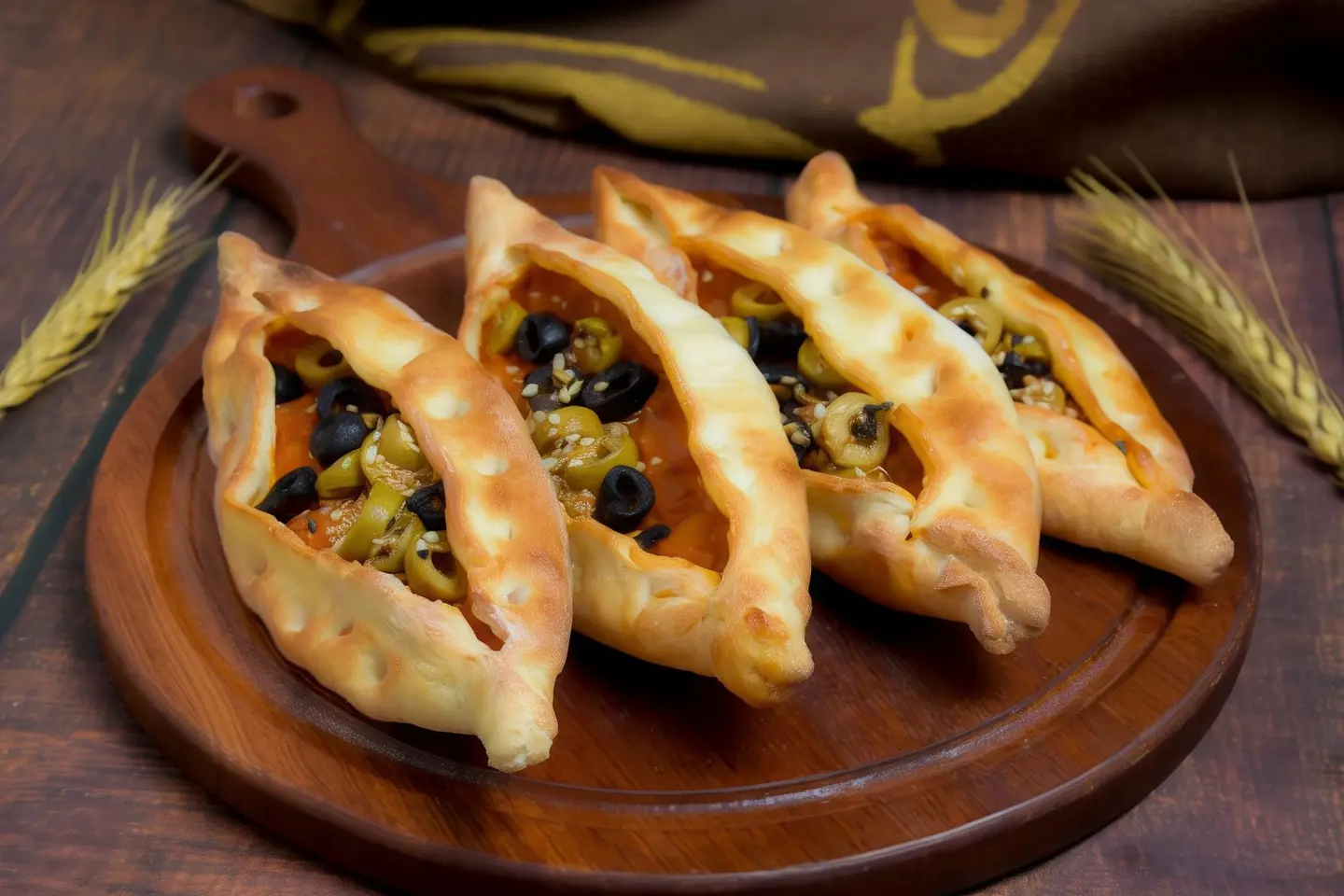 صحن فطائر محمرة 10 حبات