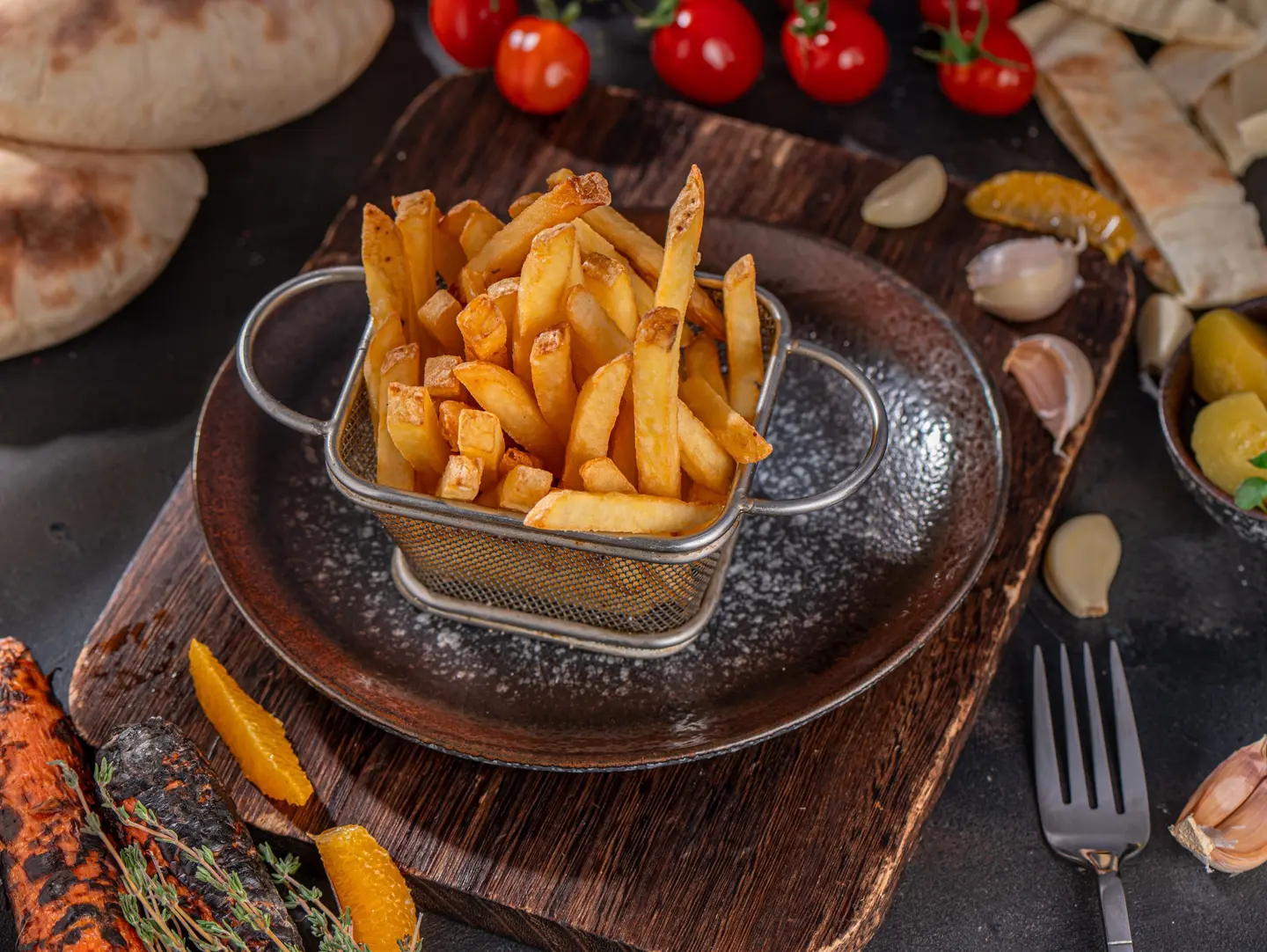 بطاطا مقلية ذهبية