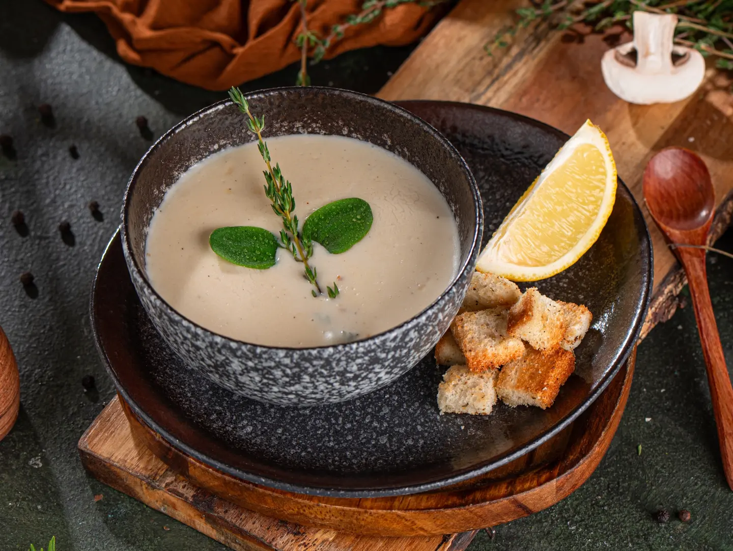 شوربة كريمة الدجاج