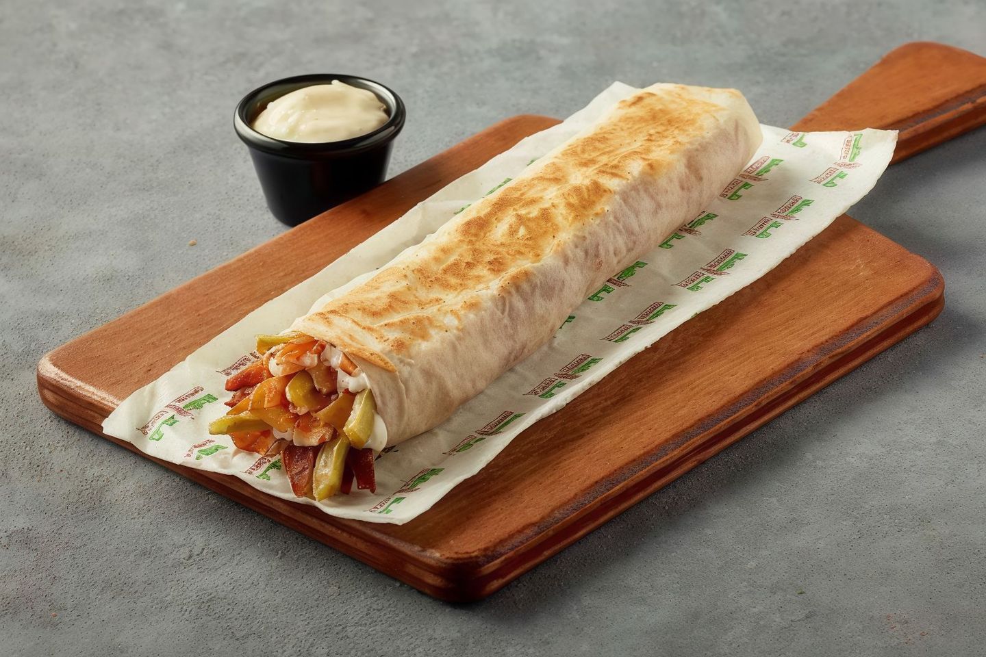 Shawarma Sandwich Saj Bread