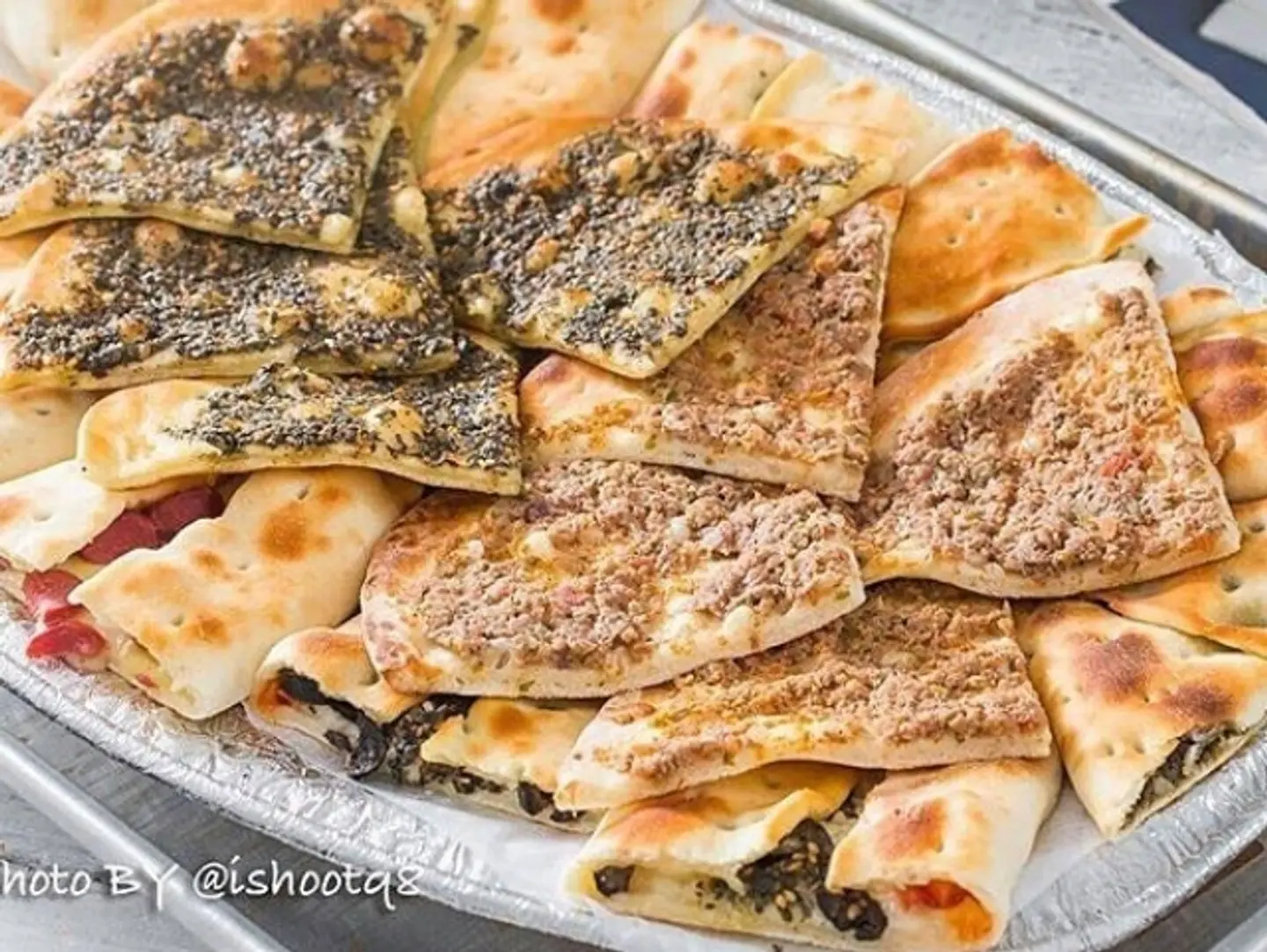 صحن فطائر 4 انواع