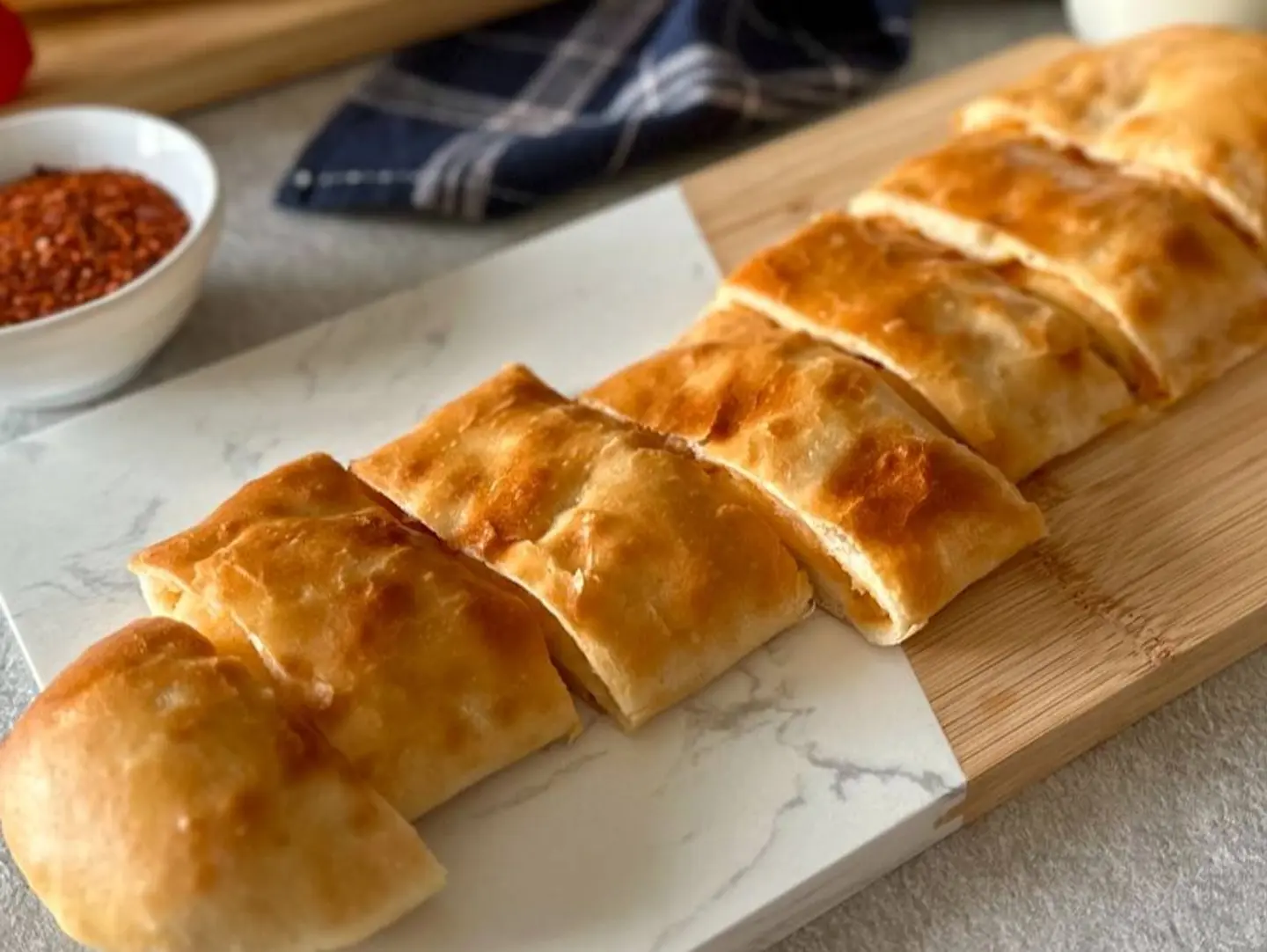 فطيرة بطاطس مع الجبن