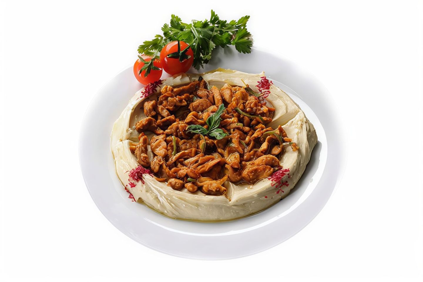 حمص بالدجاج