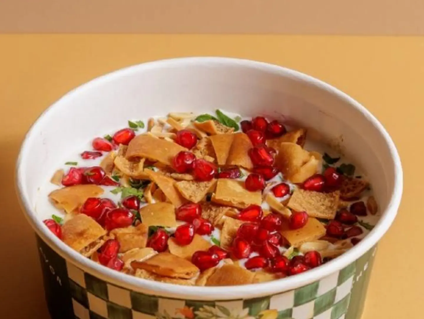 Grape Leaves Fatteh