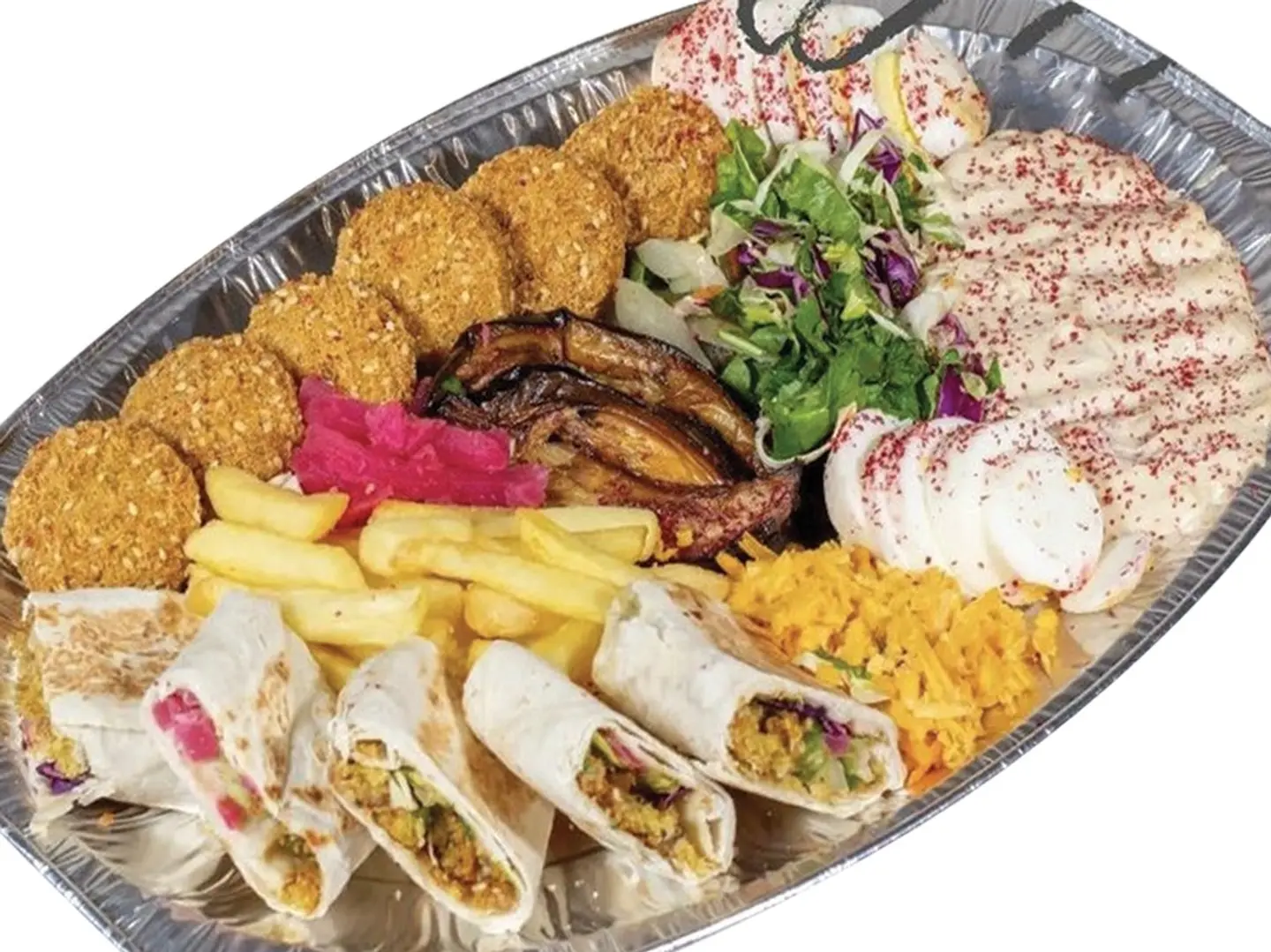 صحن فلافل كبير