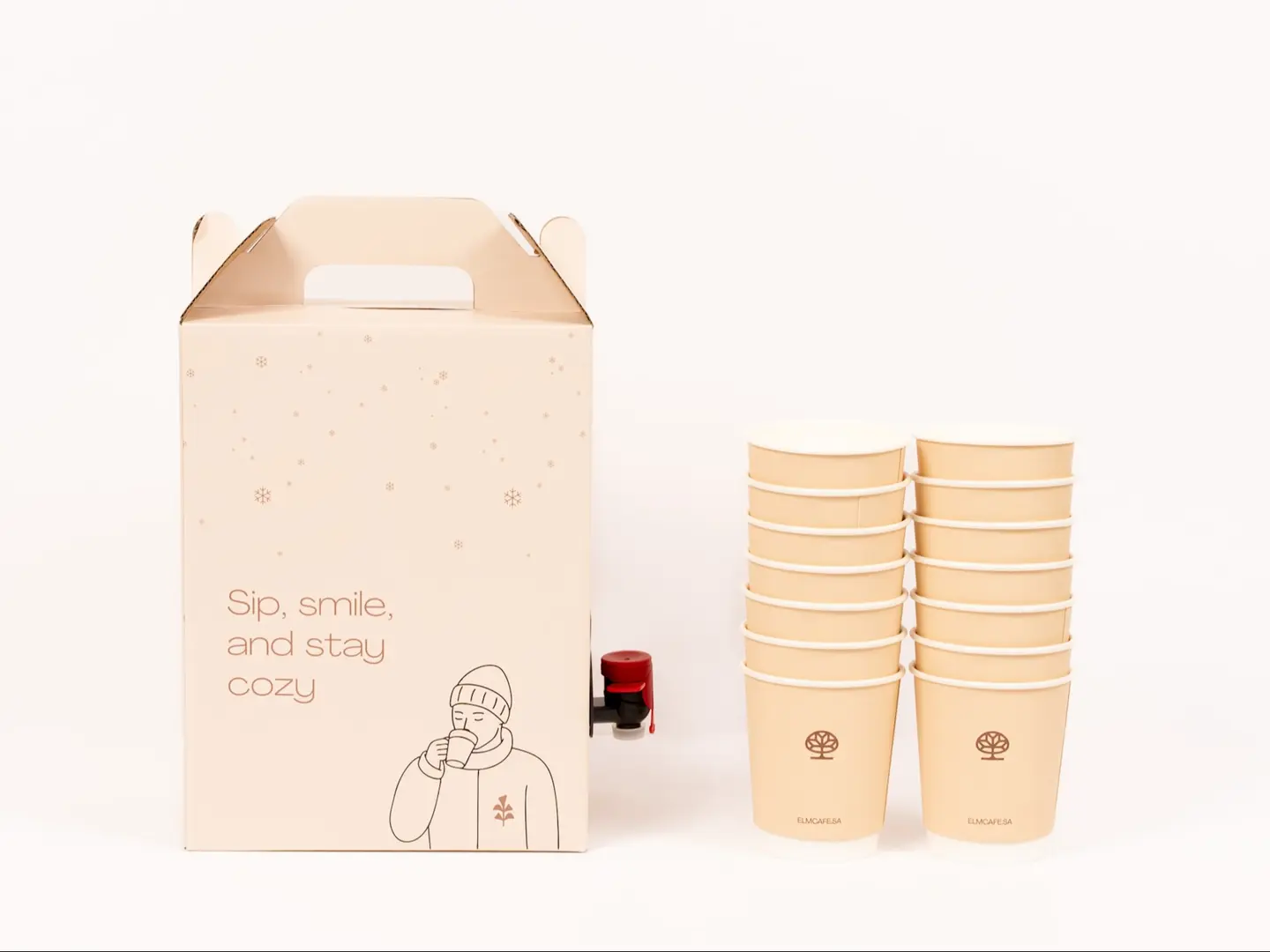 بوكس قهوة اليوم وسط - 10 أكواب