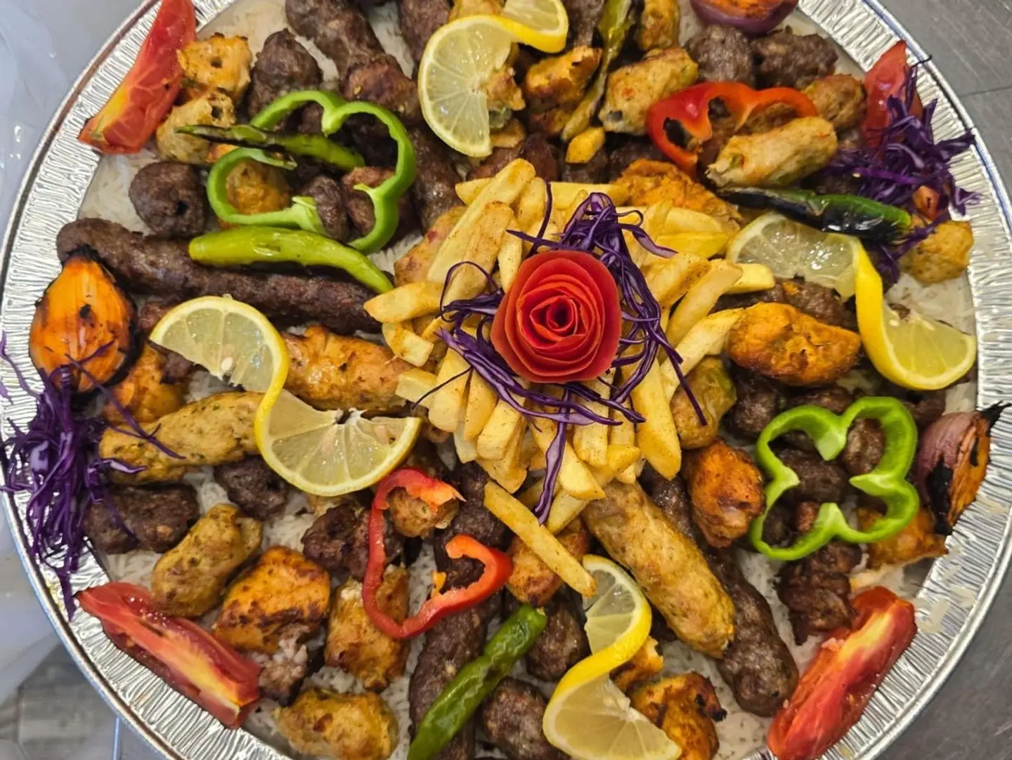 تبسي وسط