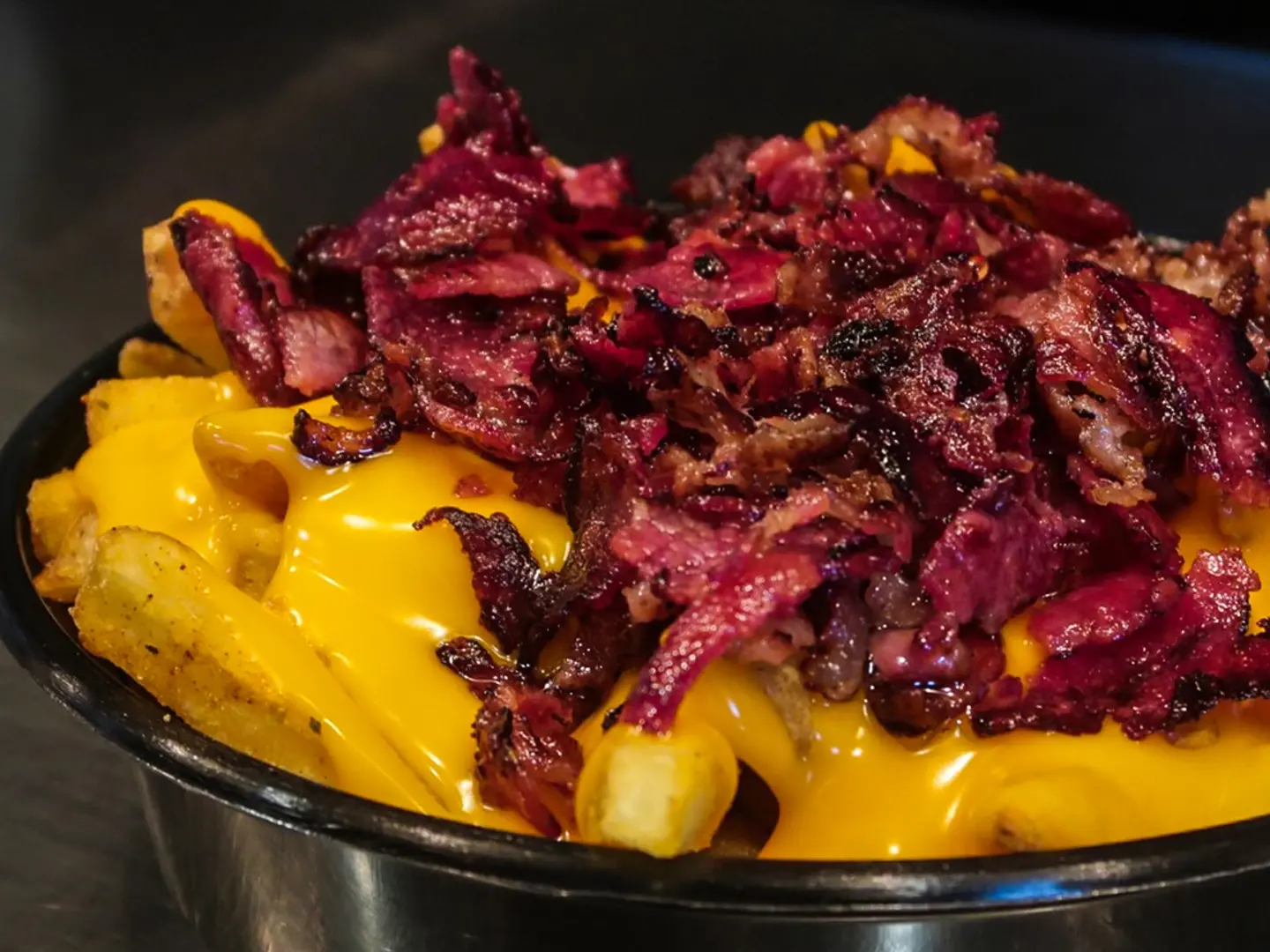 بطاطس الجبنة و البيكون