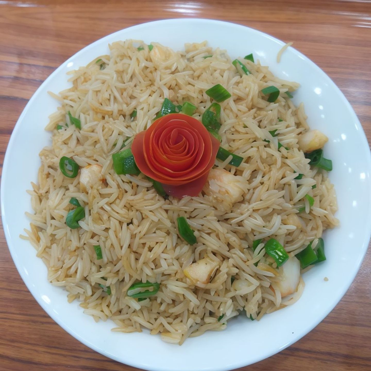 أرز مقلي مشكل