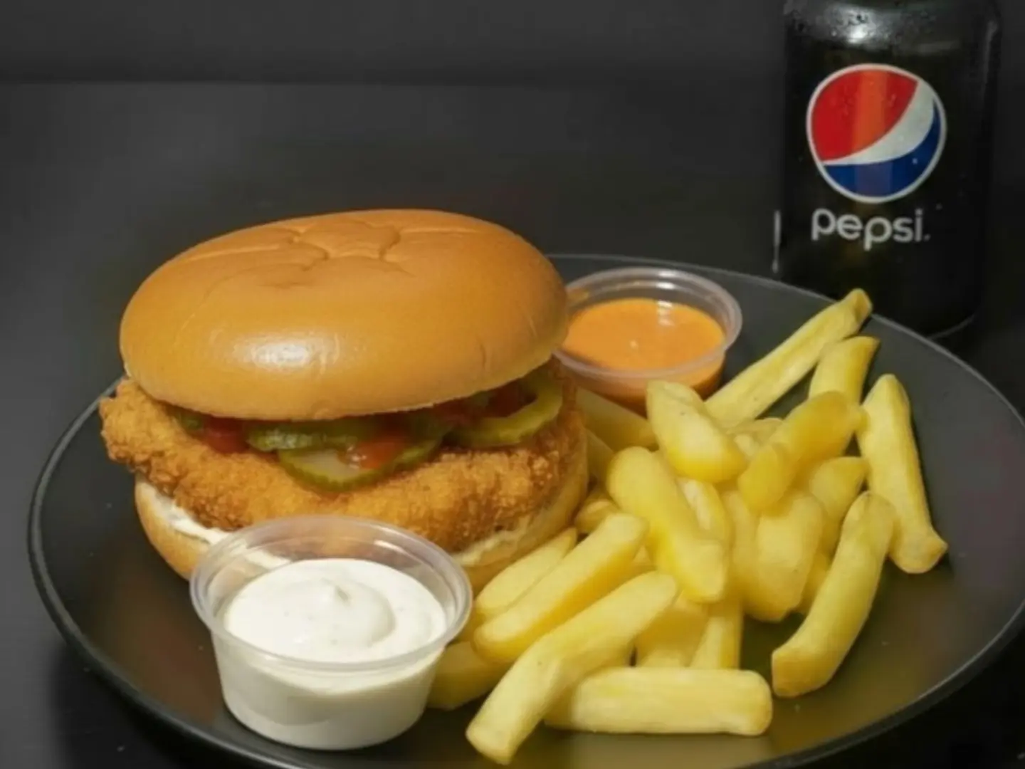 Regular Chicken Burger Meal