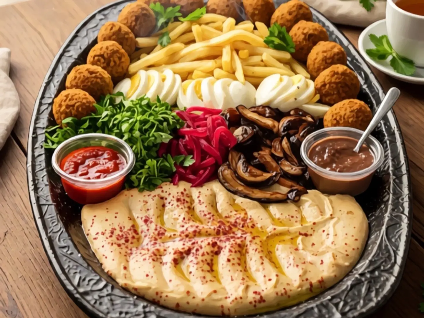 مشكل فلافل كبير