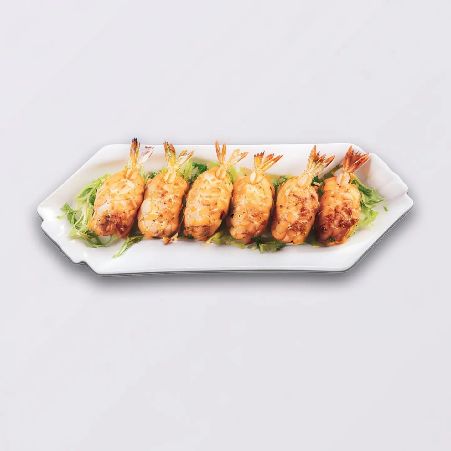 Baked Prawn Thermidor With Cheese