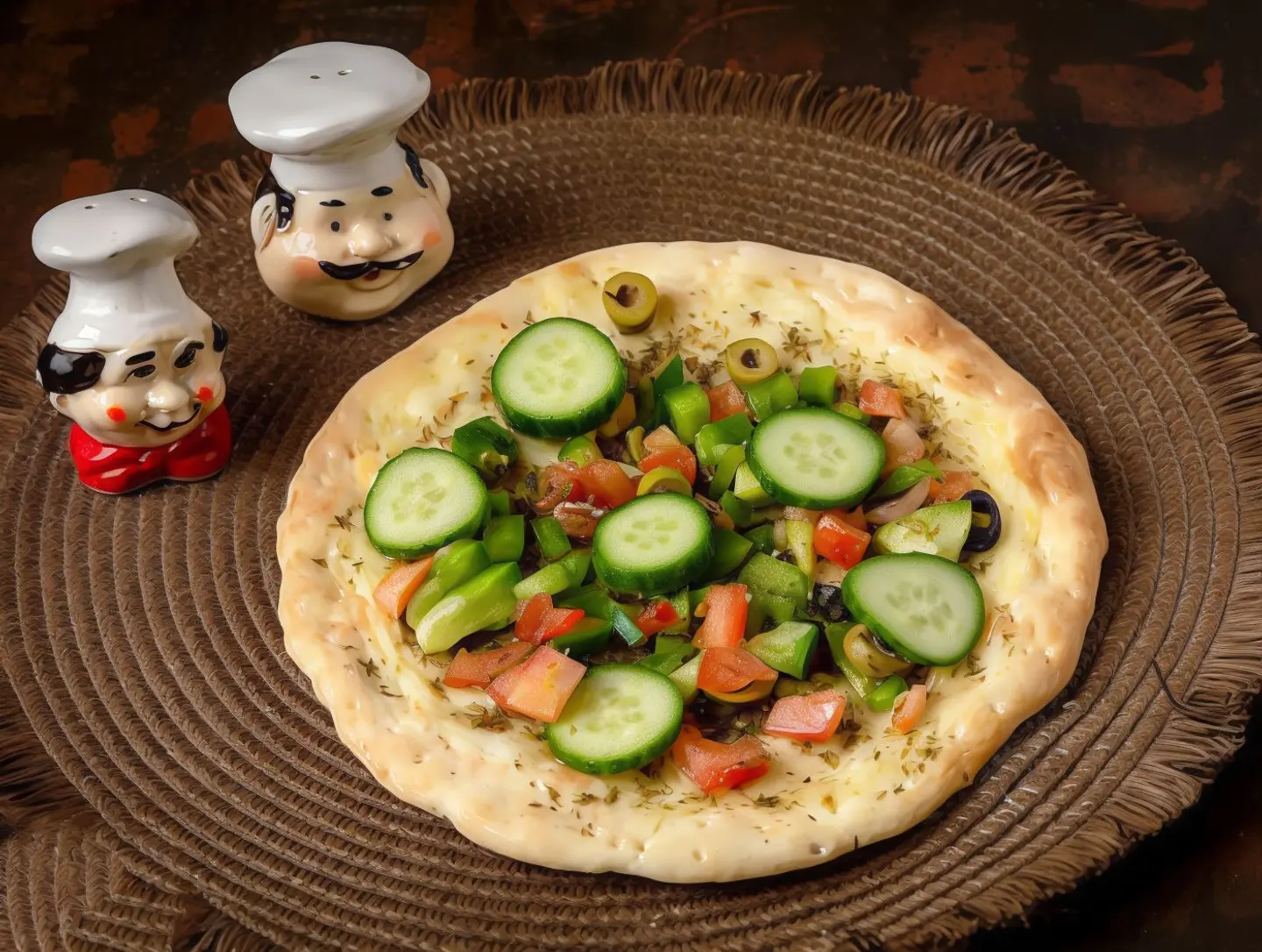 زعتر مع خضار