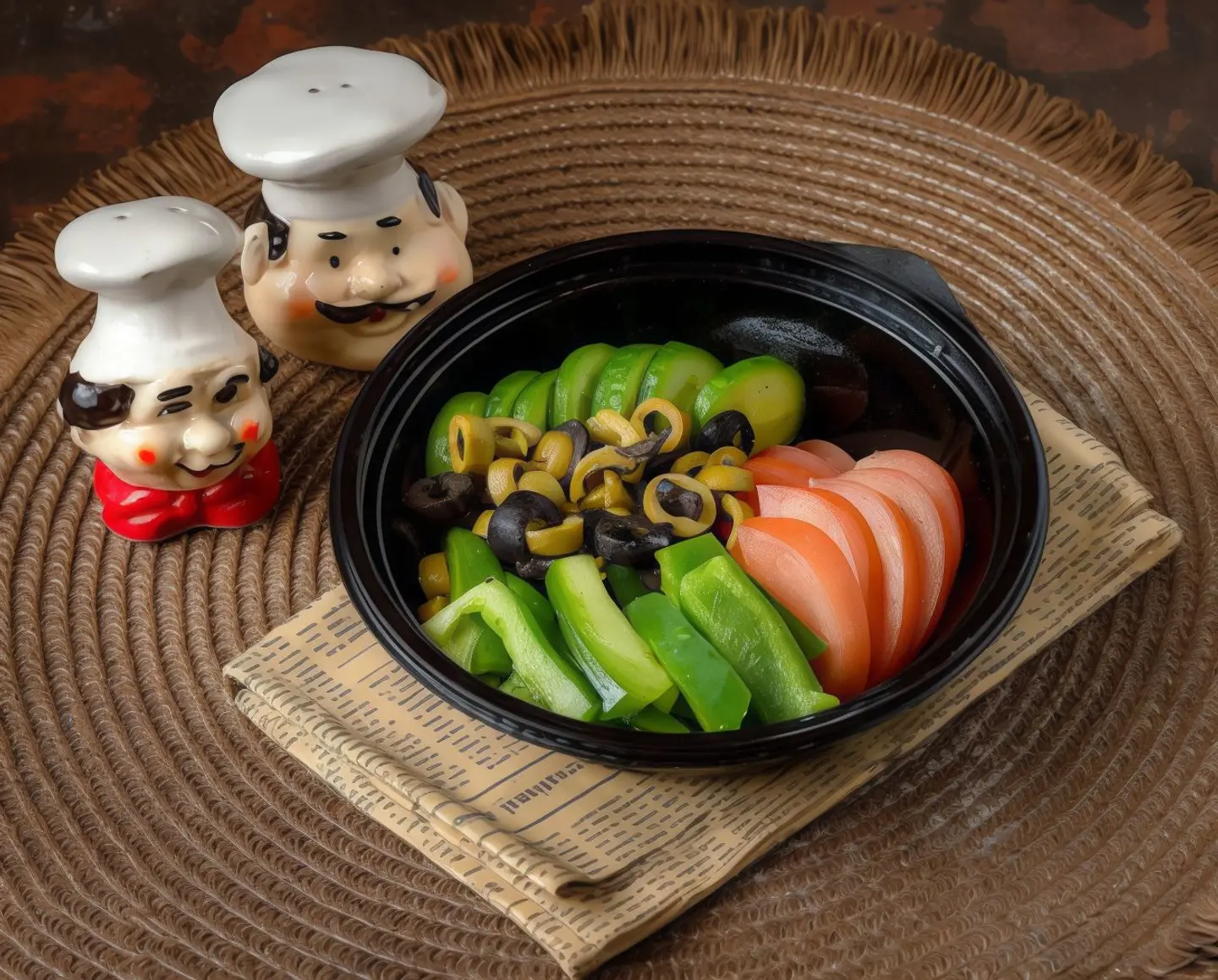 صحن خضار صغير