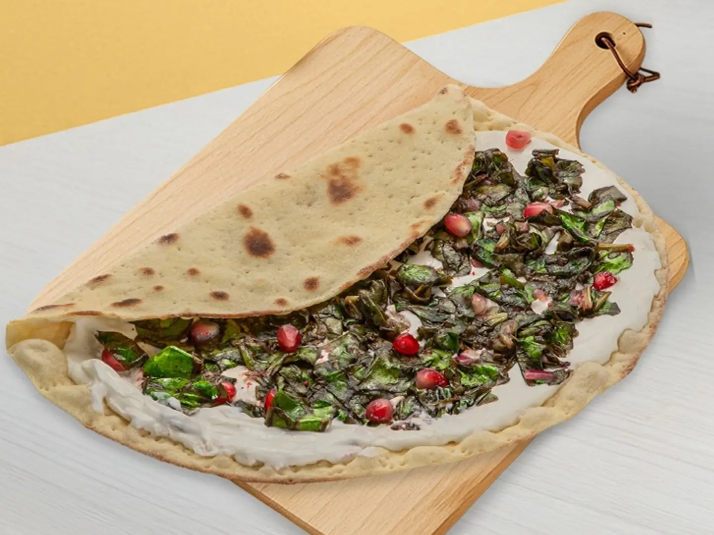 Folded Labneh With Spinach