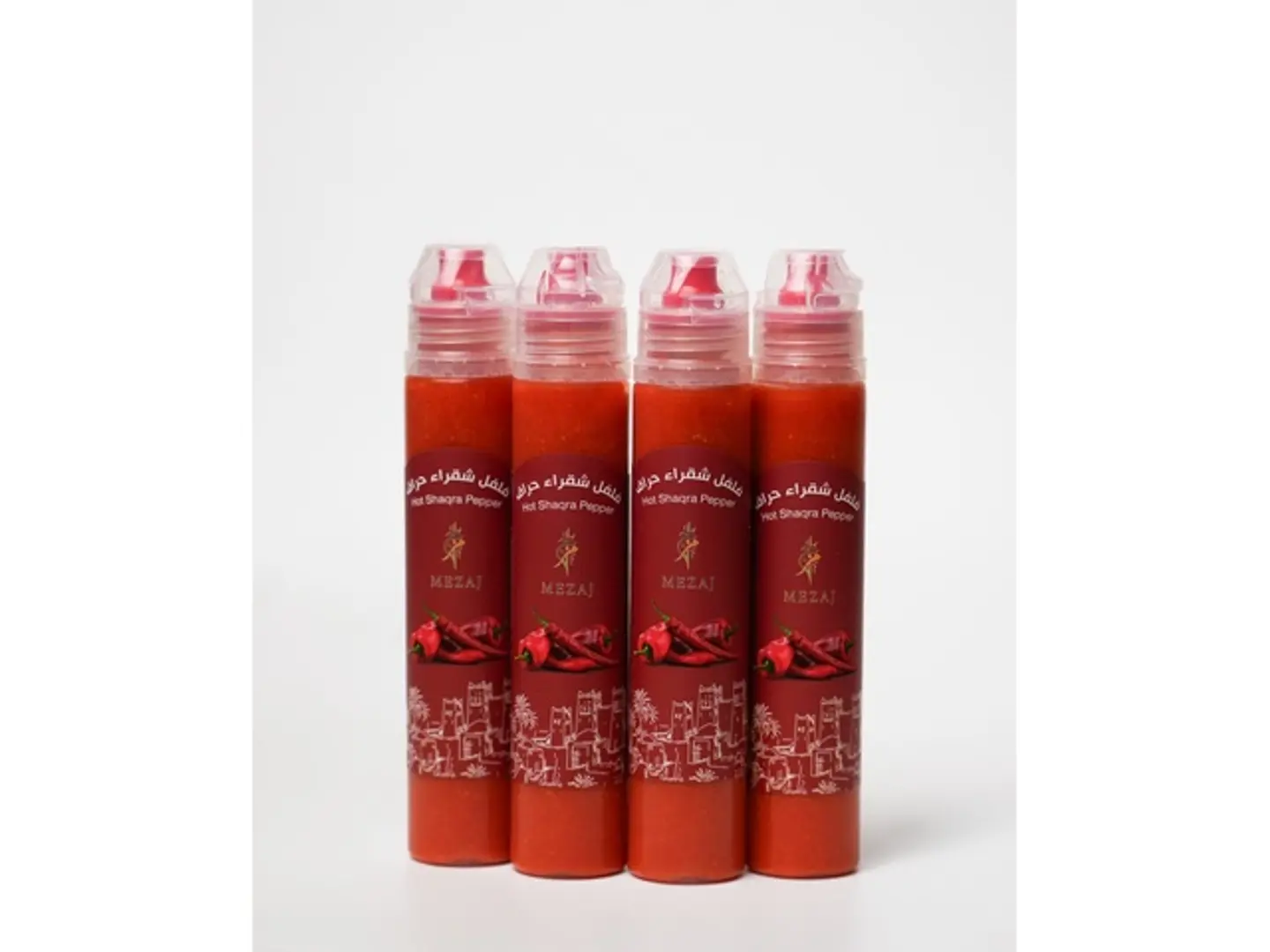 Pack Of 4 Blonde Pepper Hot Sauce Bottles 100 G Each.