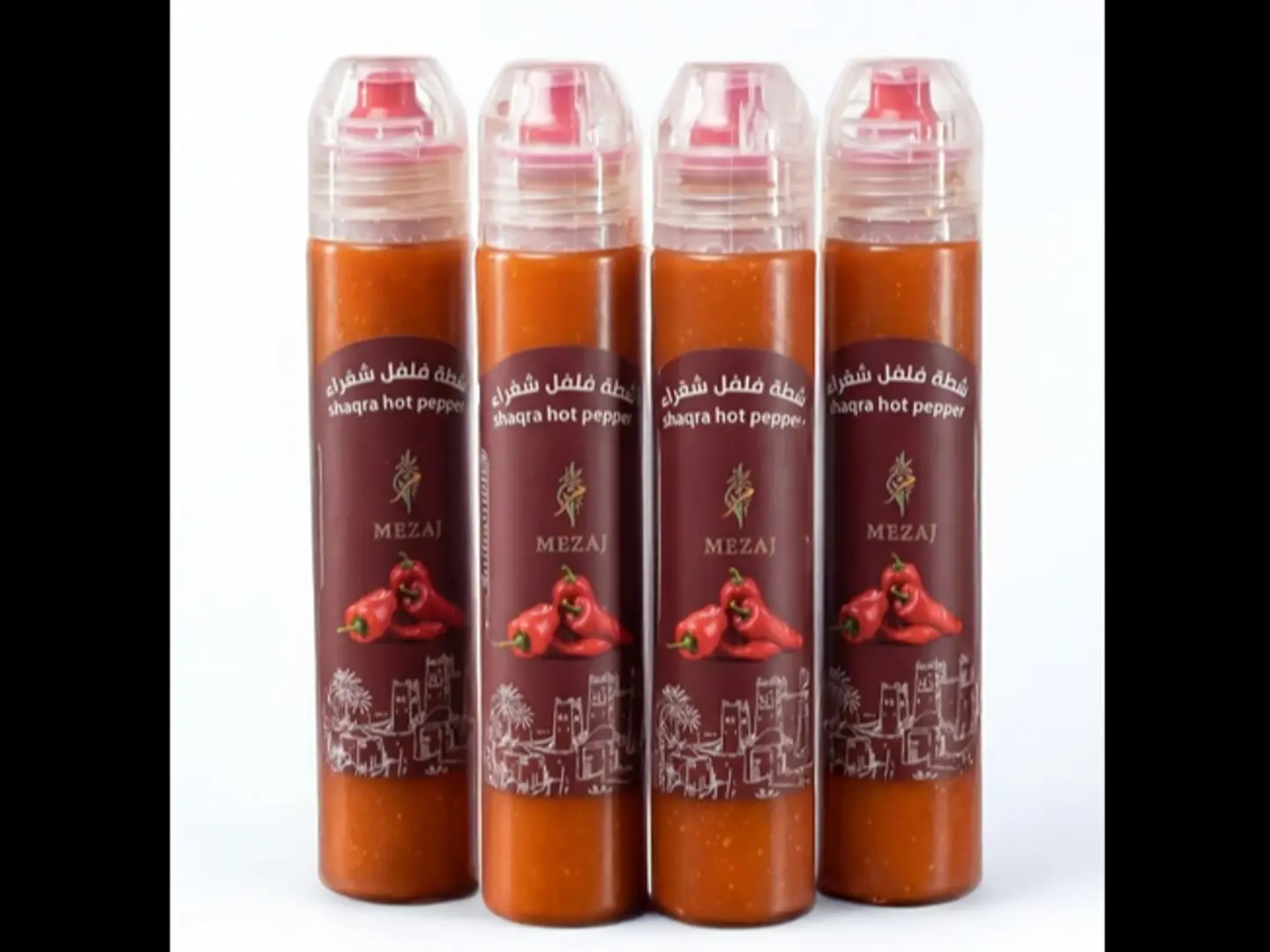 Pack Of 4 Blonde Pepper Hot Sauce Bottles.100 Gm