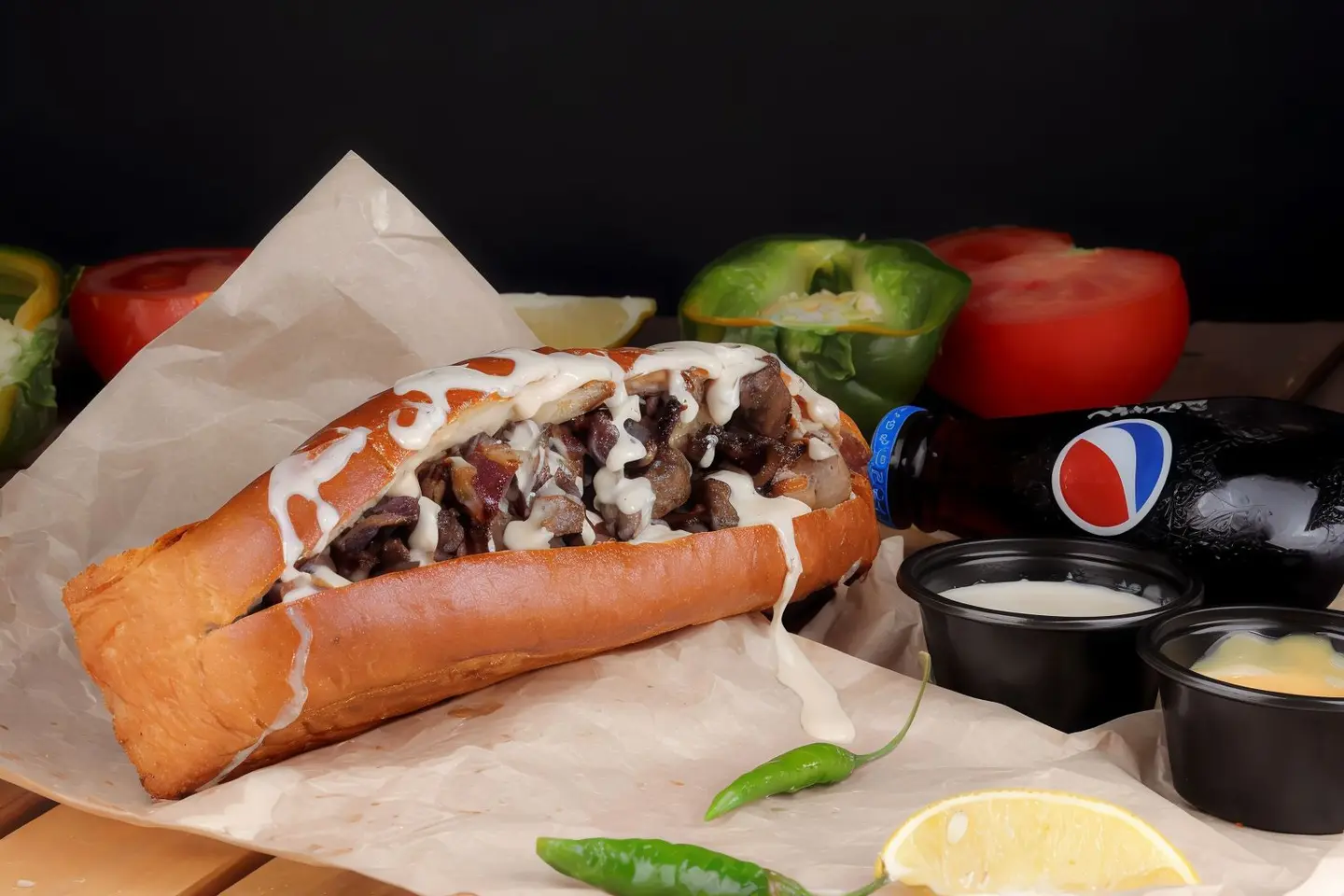 ساندوتش كبده بلدي