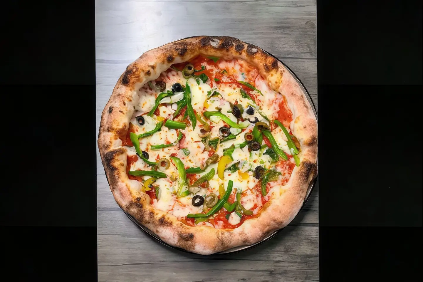 بيتزا نابولي خضار