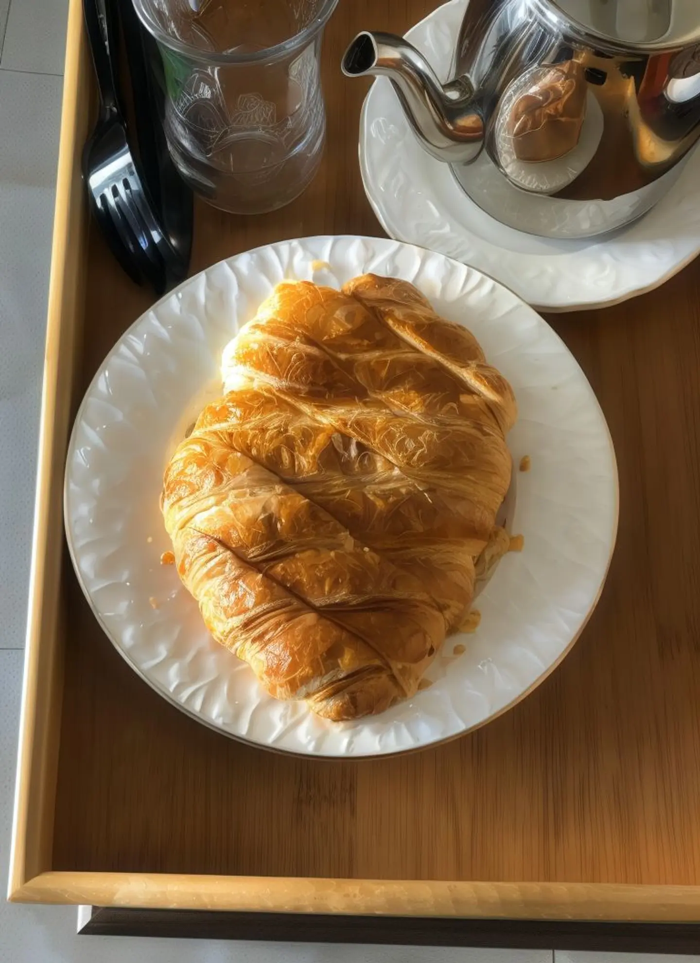كرواسون جبنة بيضاء