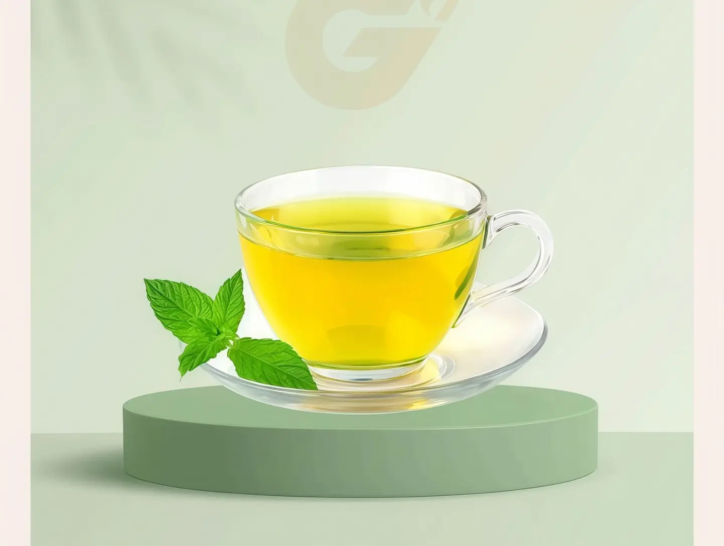 Mixture Green Tea Cup