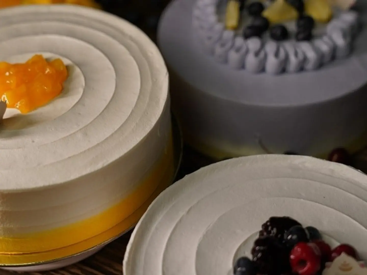 Cake Display (8 Inches) Height 5 Cm - Cherry Cake