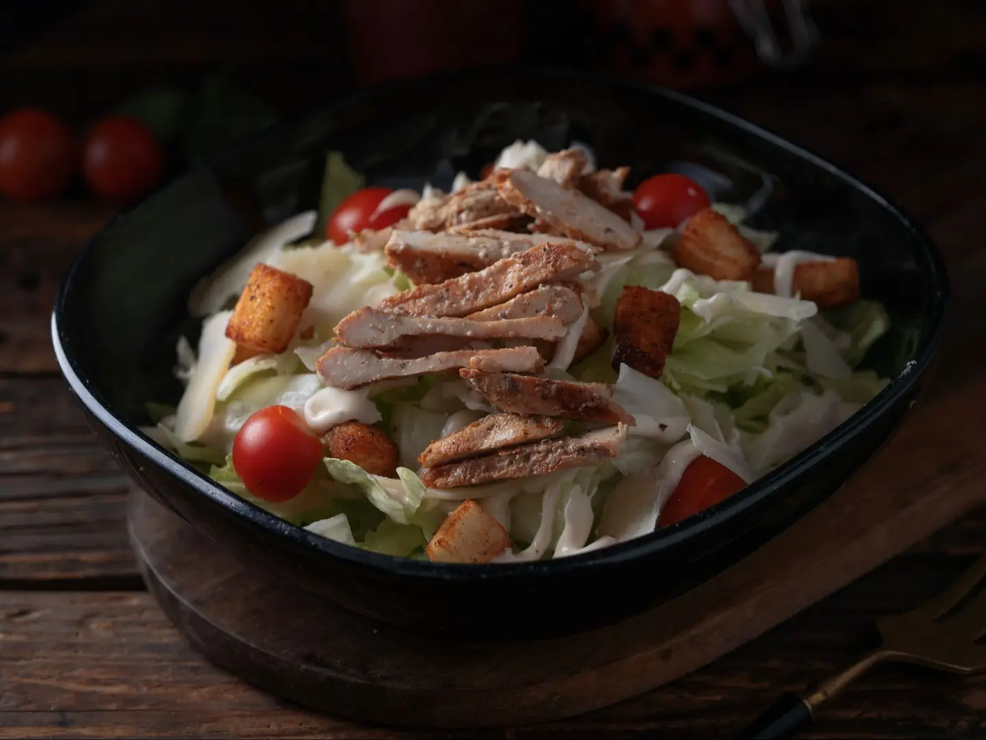 سلطة سيزر دجاج