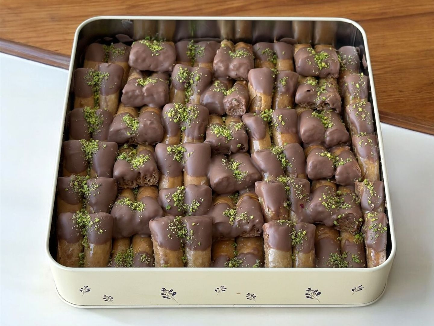 Baklava Chocolate Fingers