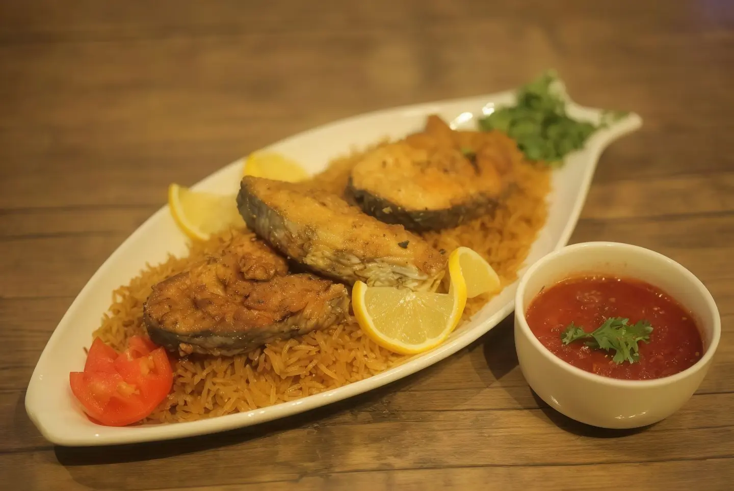 Kingfish With Rice
