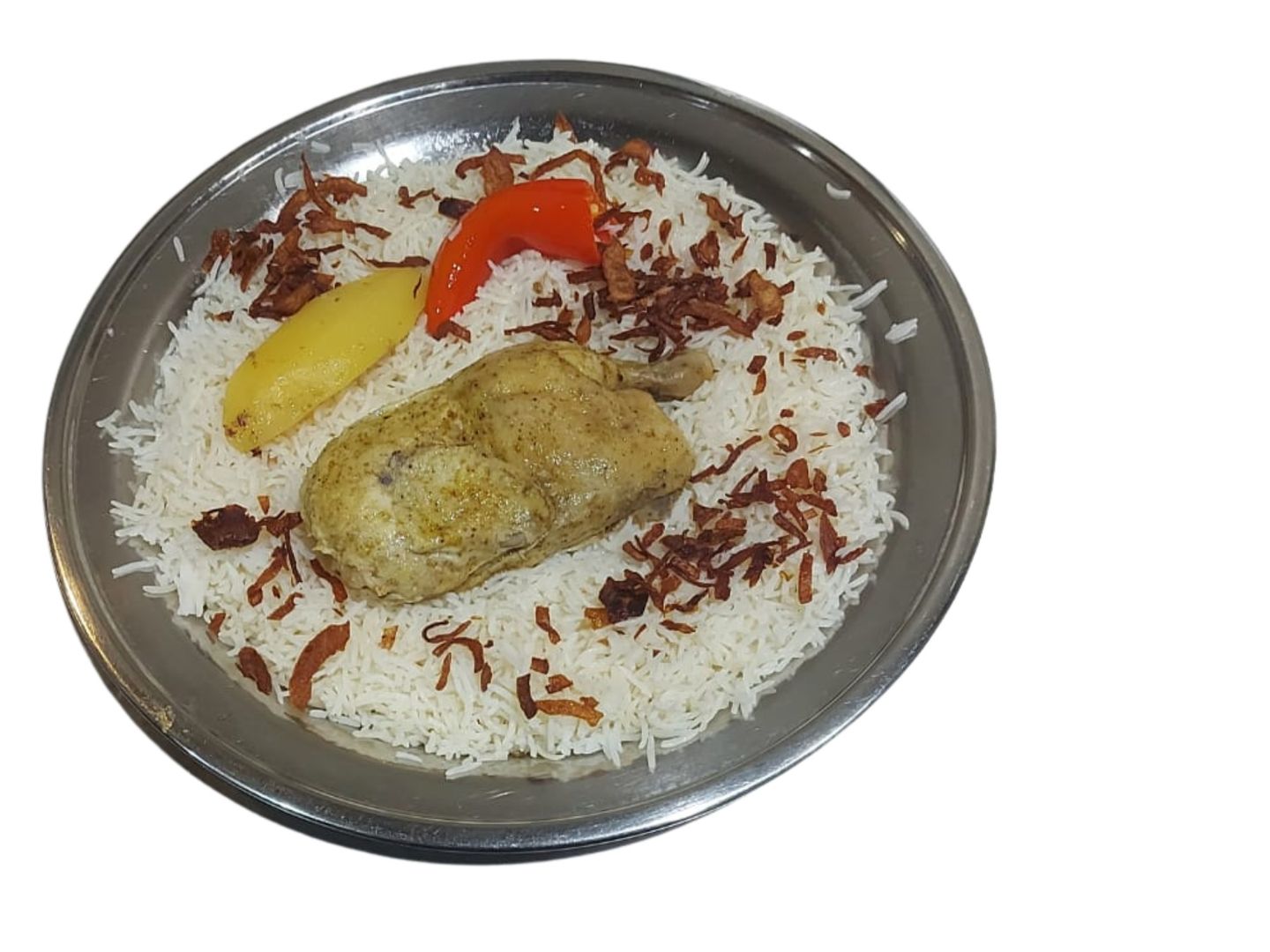 دجاج مدفون - نص حبة دجاج
