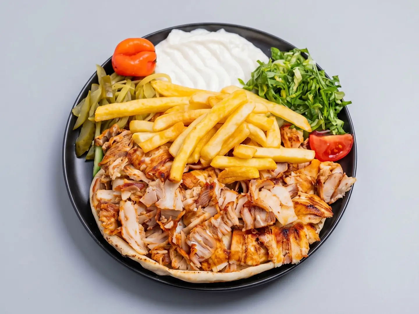 صحن شوارما دجاج
