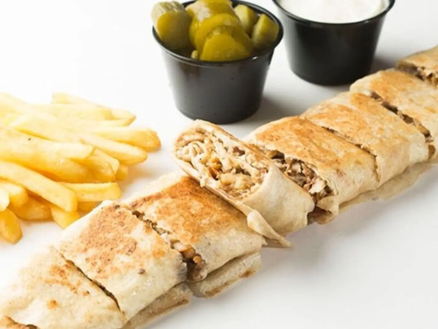 Arabic Shawarma Meal With Juice