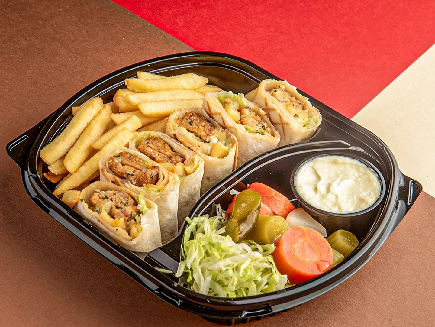 Arabic Kebab Meal With Juice