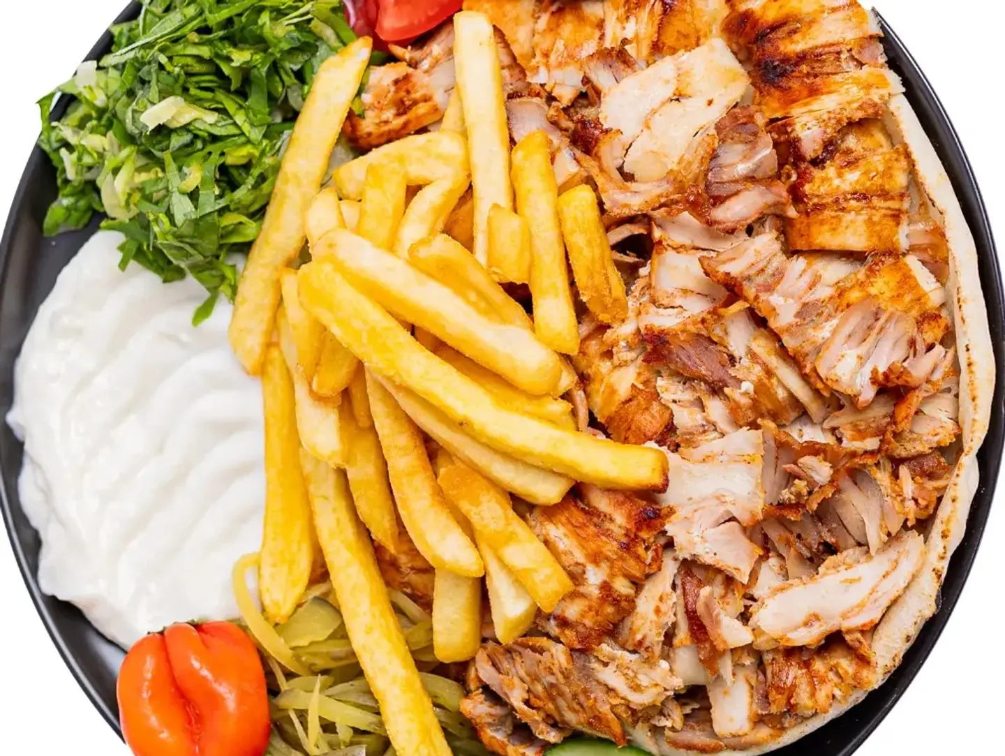 صحن شوارما دجاج