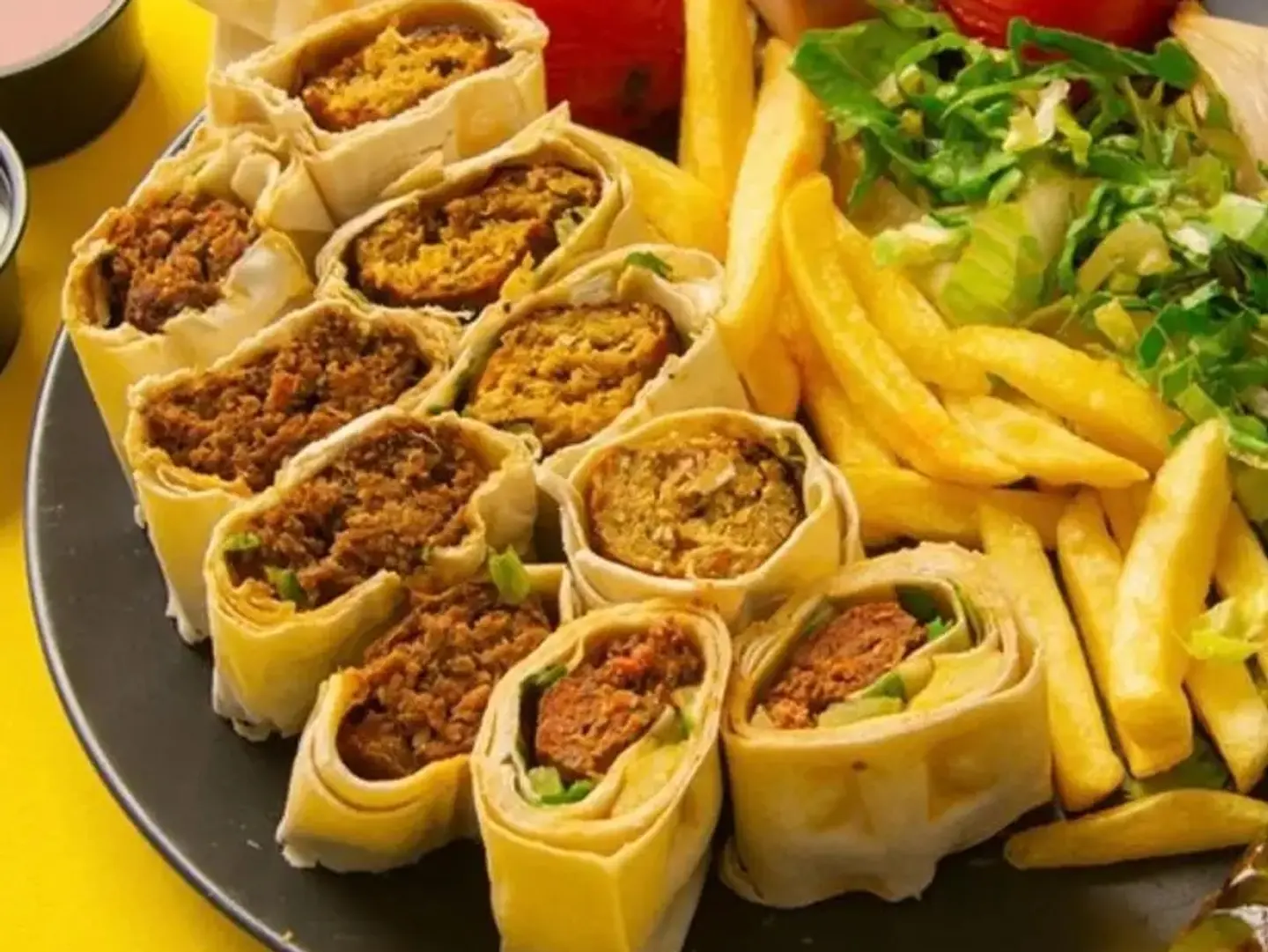 Arabic Kebab Meal With Juice