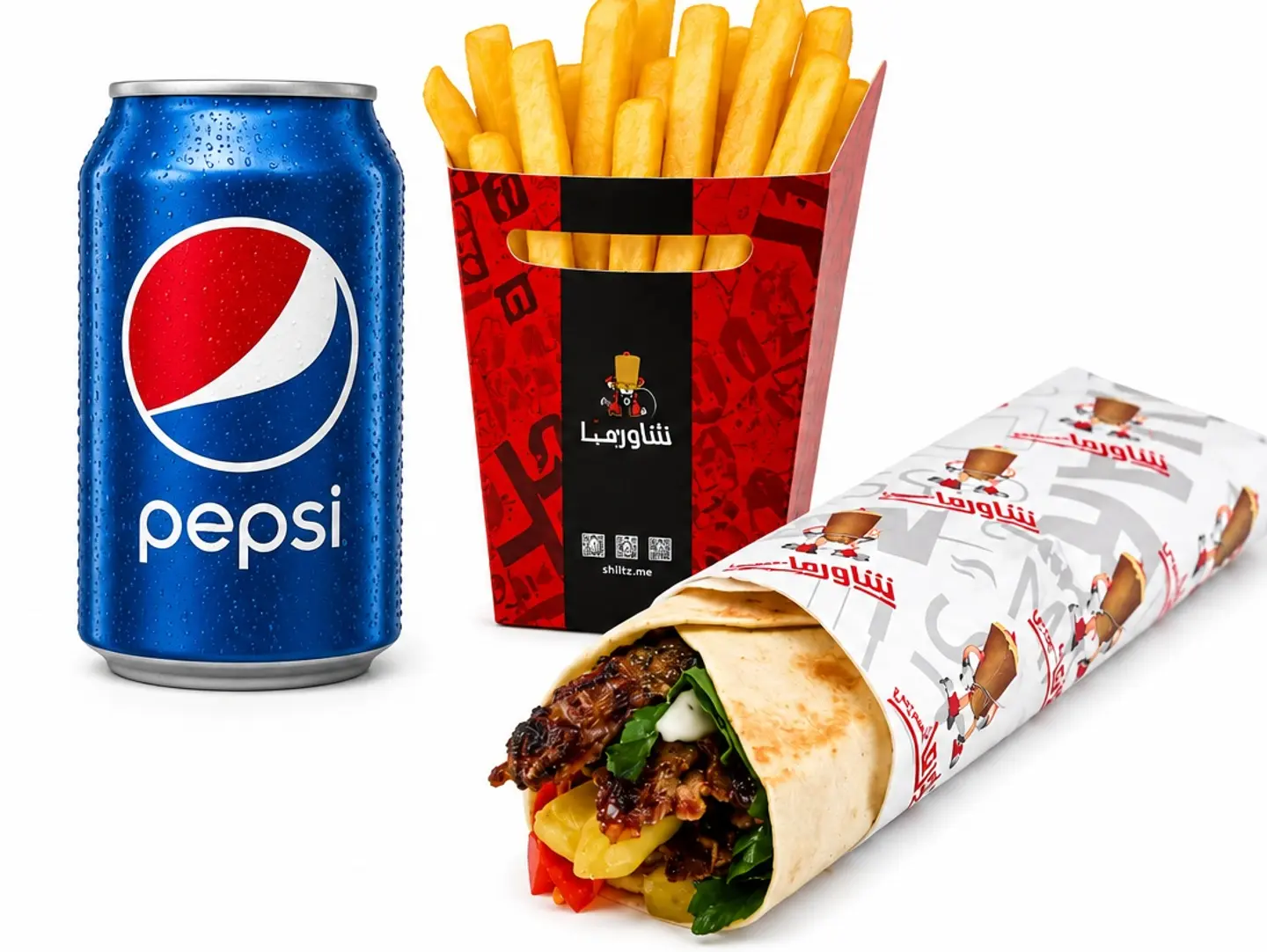 Jumbo Beef Shawarma Meal