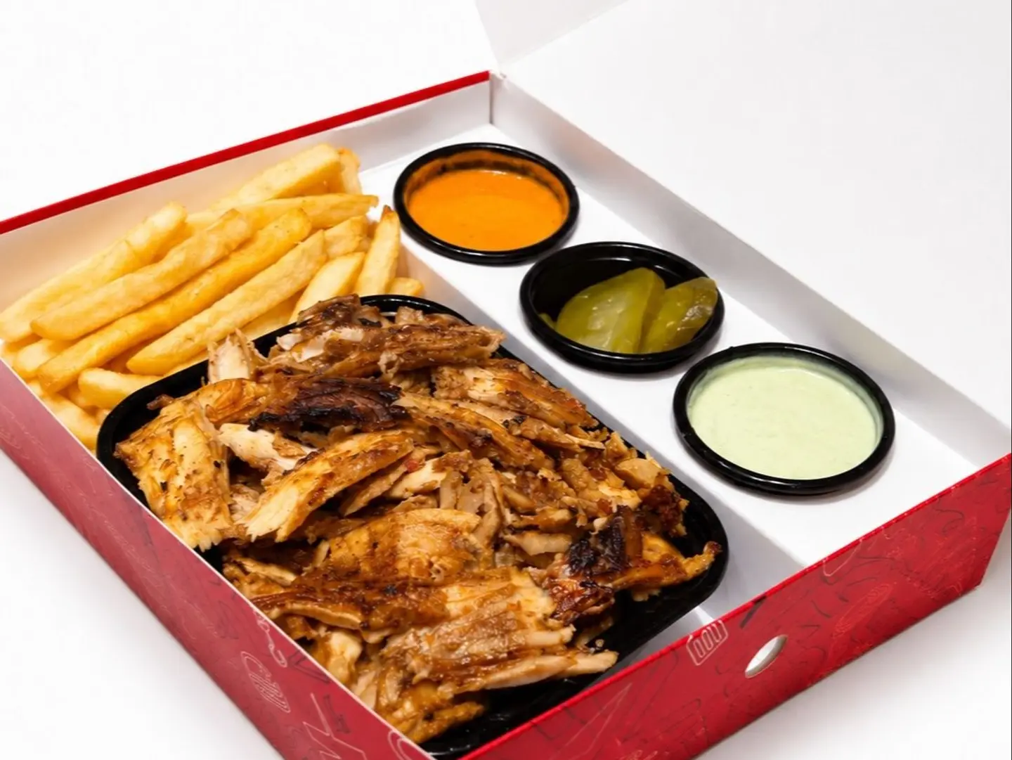 صحن شاورما دجاج